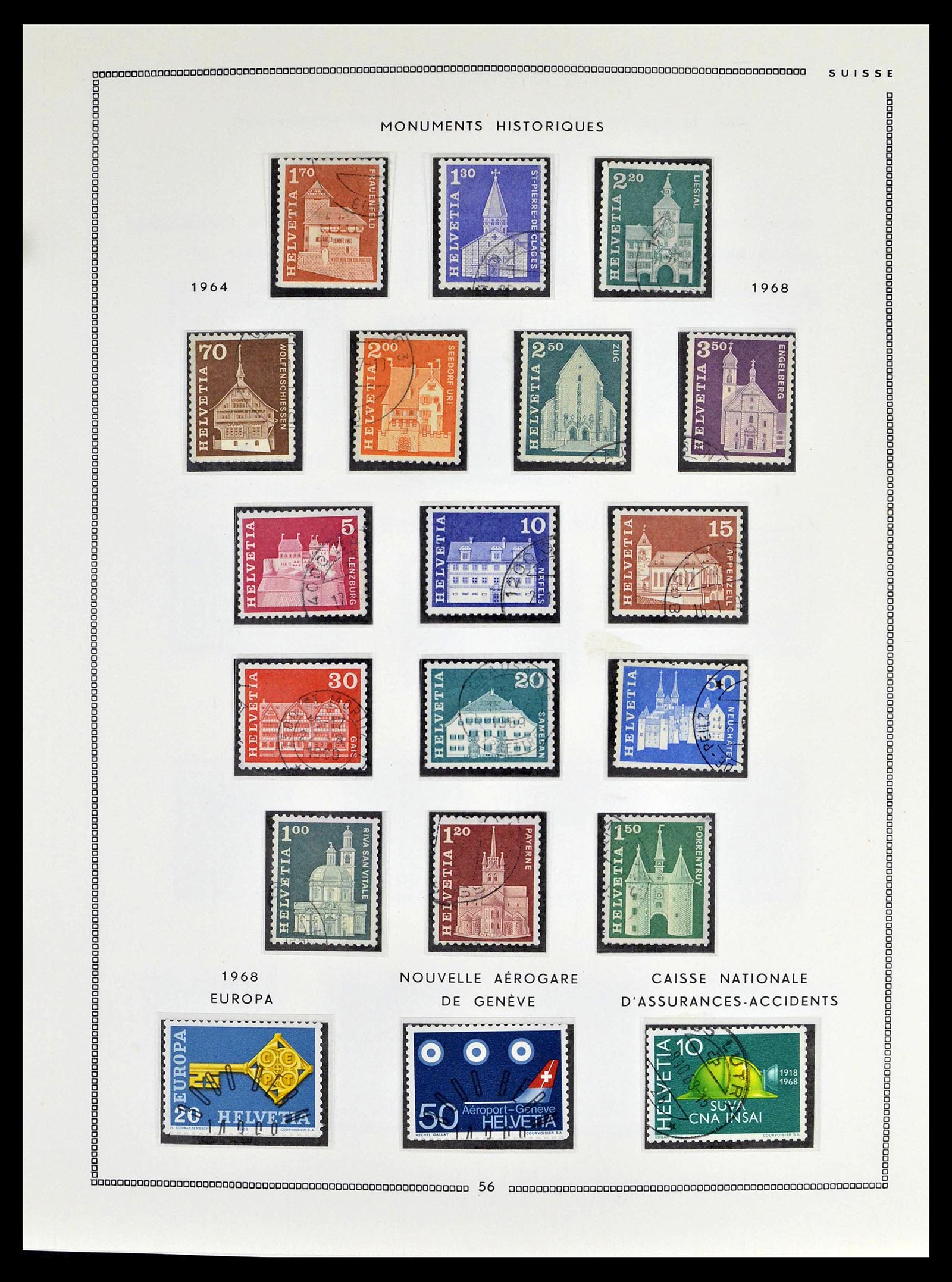39094 0054 - Stamp collection 39094 Switzerland 1850-2005.
