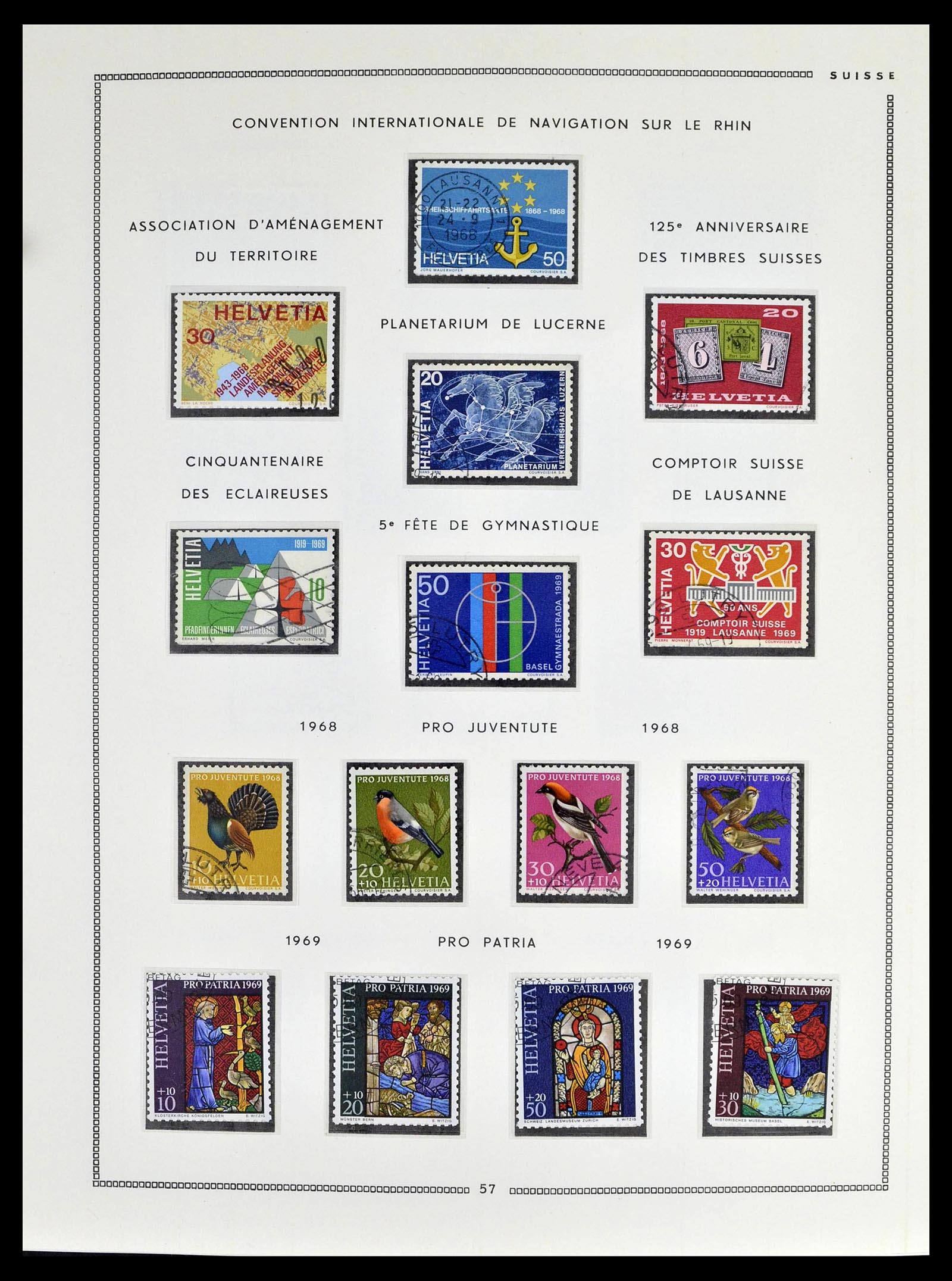 39094 0055 - Stamp collection 39094 Switzerland 1850-2005.