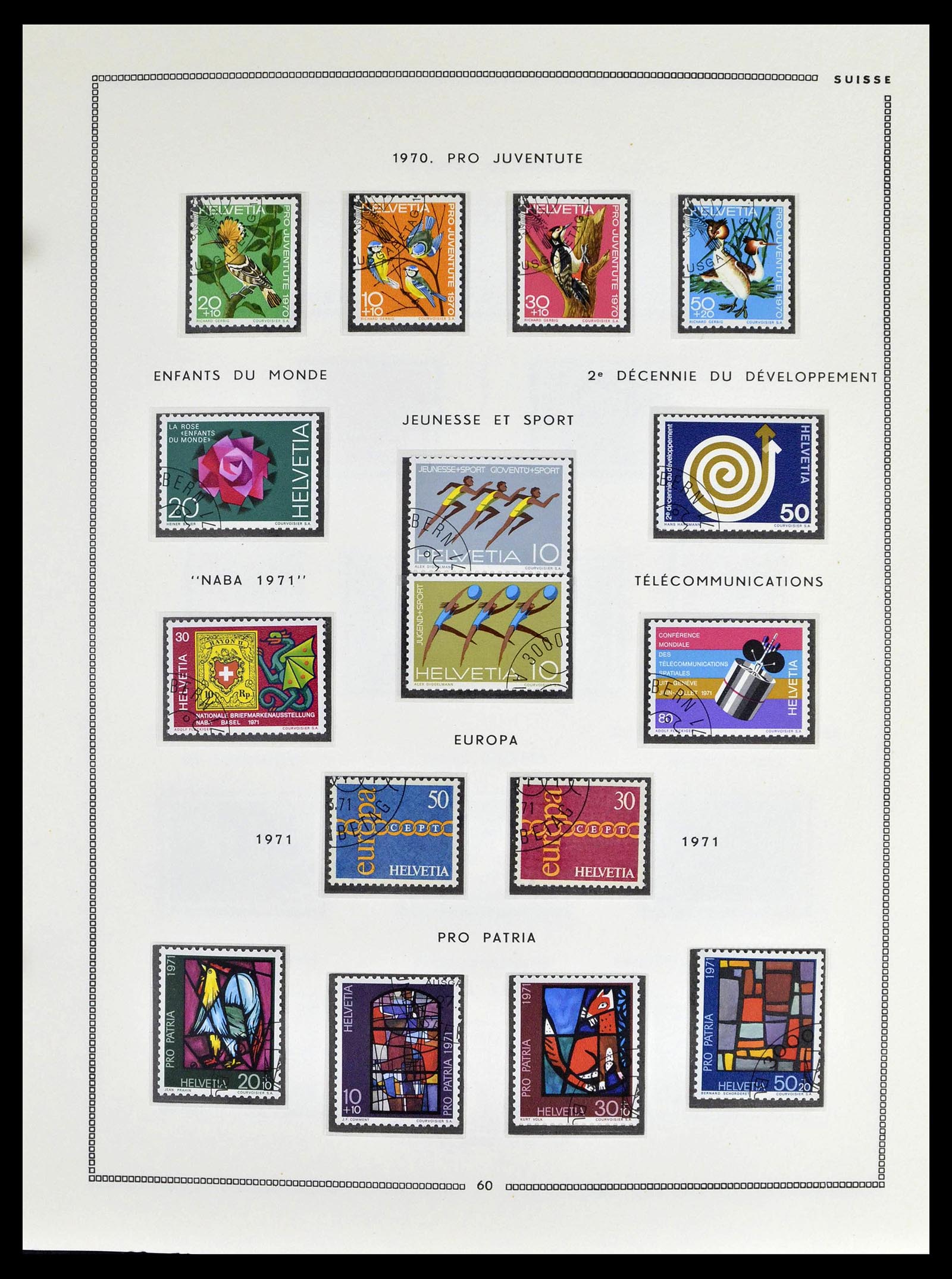 39094 0058 - Stamp collection 39094 Switzerland 1850-2005.