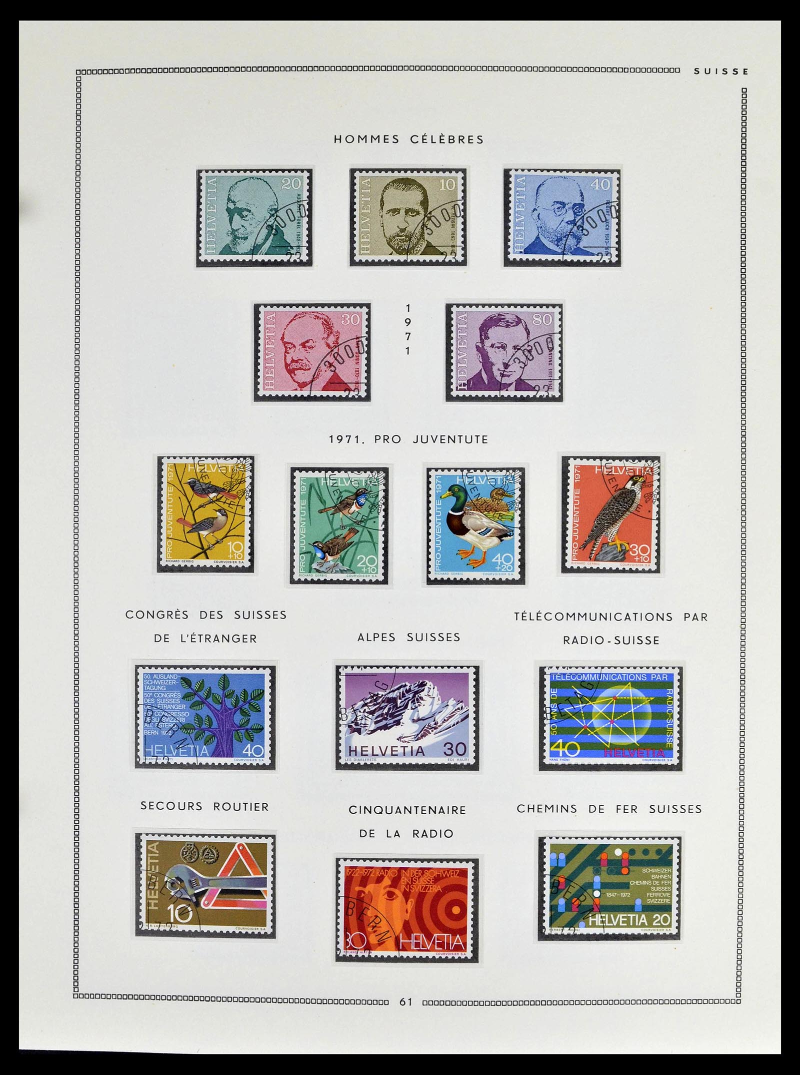 39094 0059 - Stamp collection 39094 Switzerland 1850-2005.