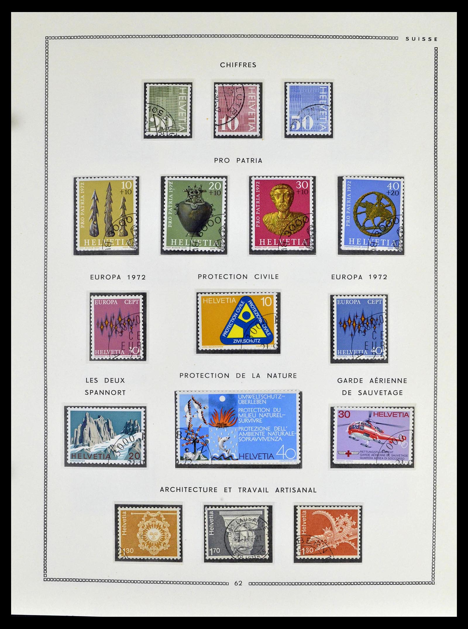 39094 0060 - Stamp collection 39094 Switzerland 1850-2005.