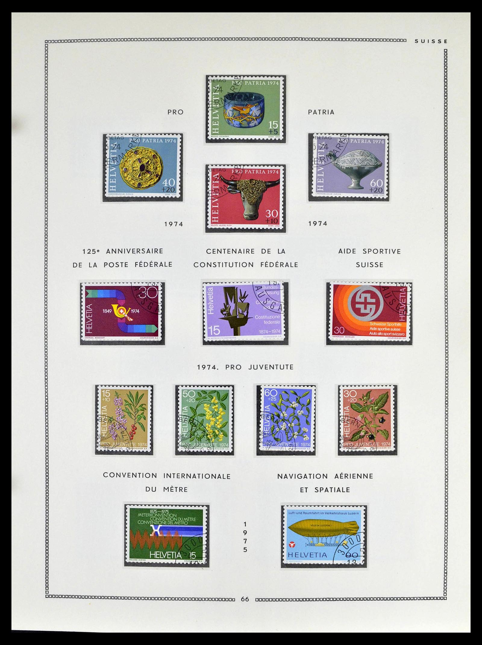 39094 0064 - Postzegelverzameling 39094 Zwitserland 1850-2005.