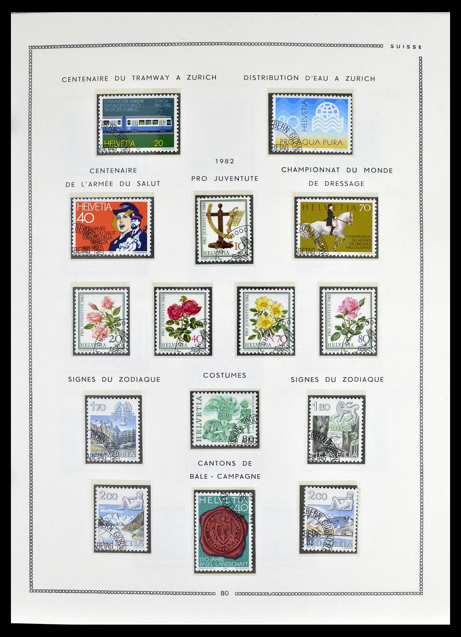 39094 0078 - Postzegelverzameling 39094 Zwitserland 1850-2005.