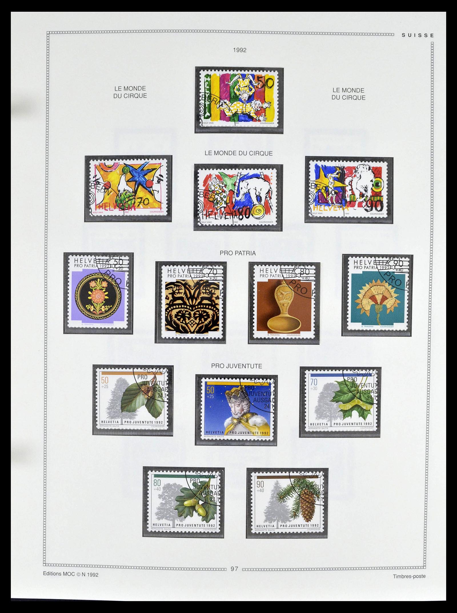 39094 0095 - Stamp collection 39094 Switzerland 1850-2005.