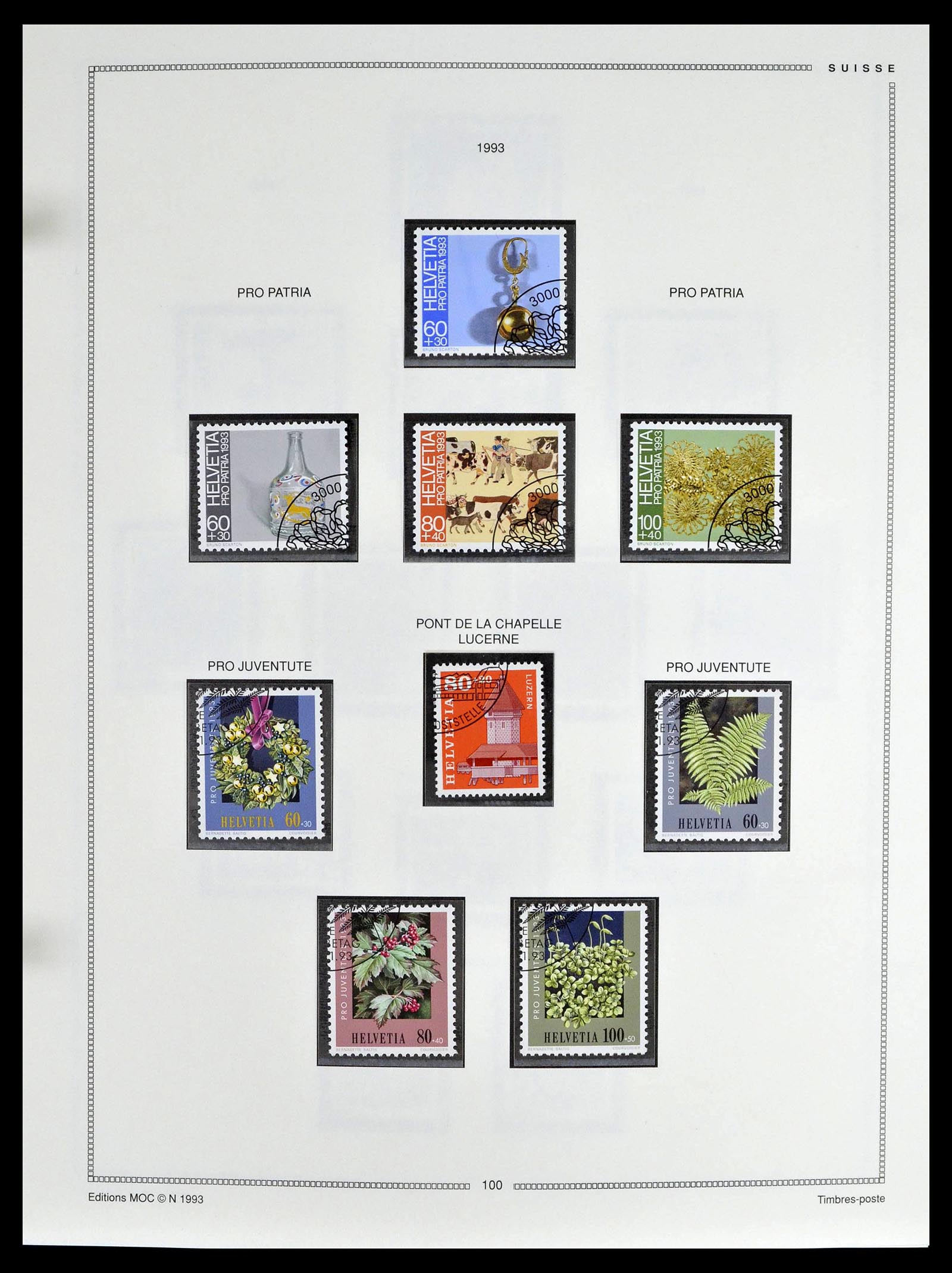 39094 0098 - Stamp collection 39094 Switzerland 1850-2005.