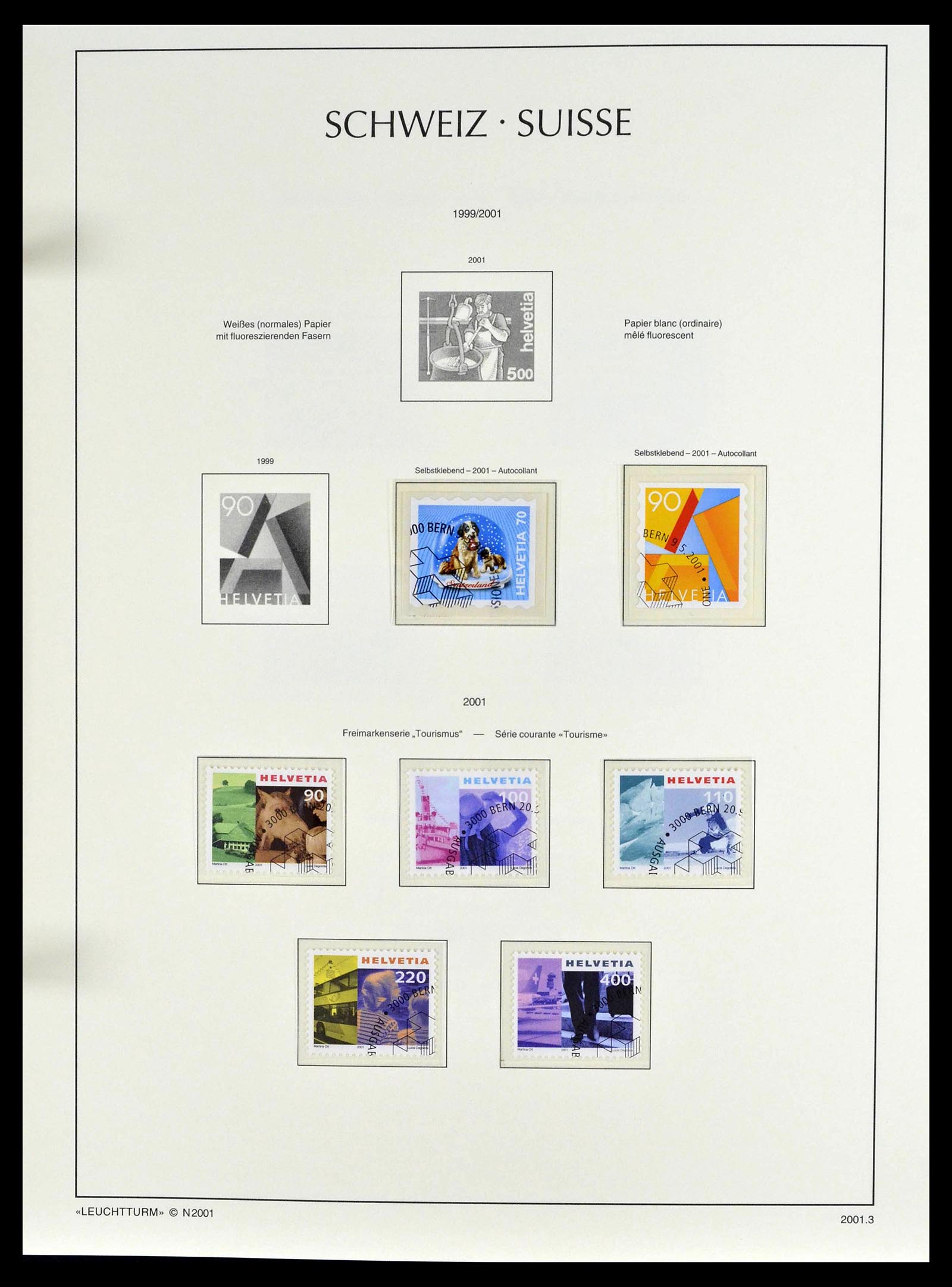 39094 0127 - Stamp collection 39094 Switzerland 1850-2005.