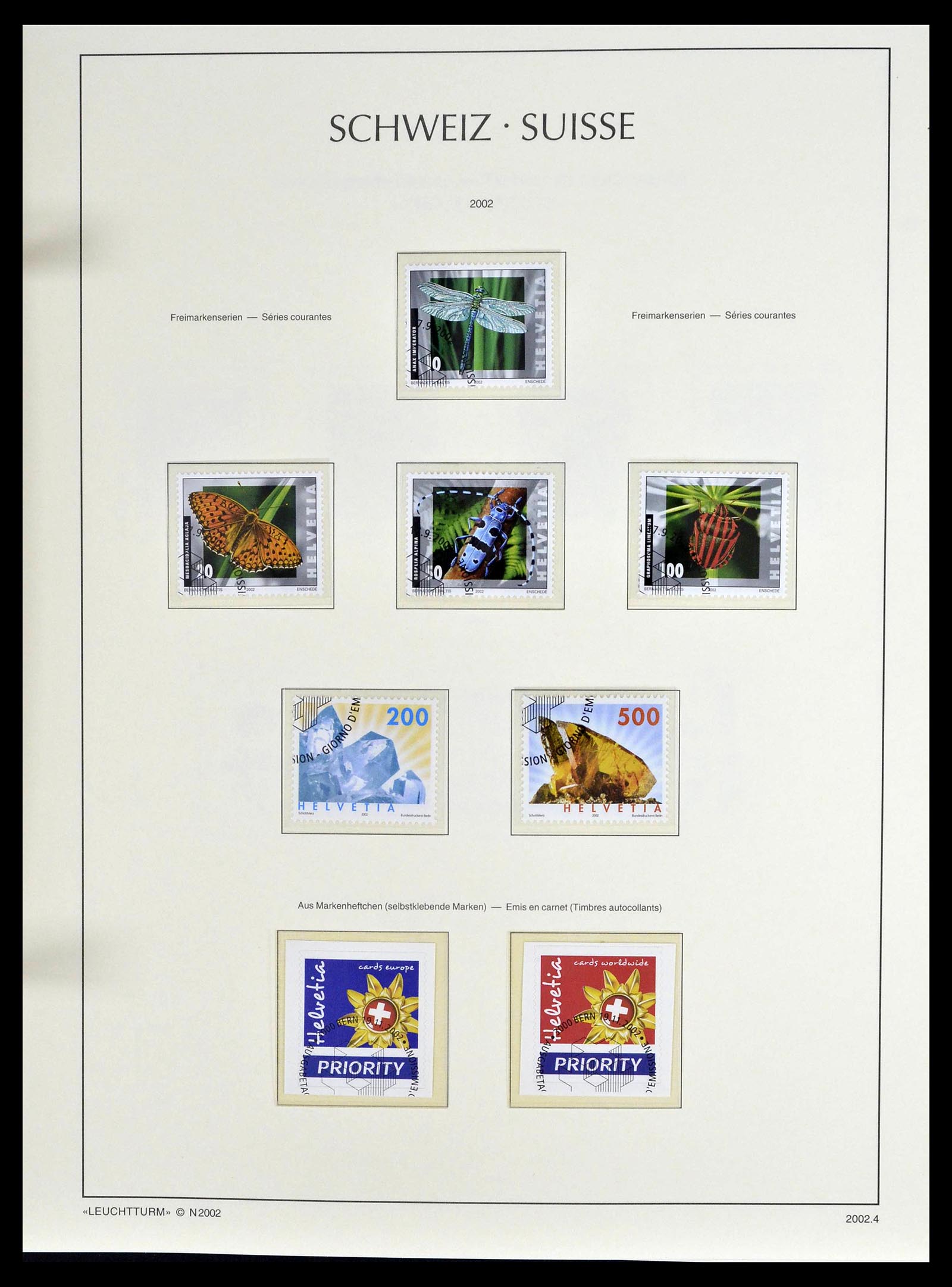 39094 0132 - Stamp collection 39094 Switzerland 1850-2005.