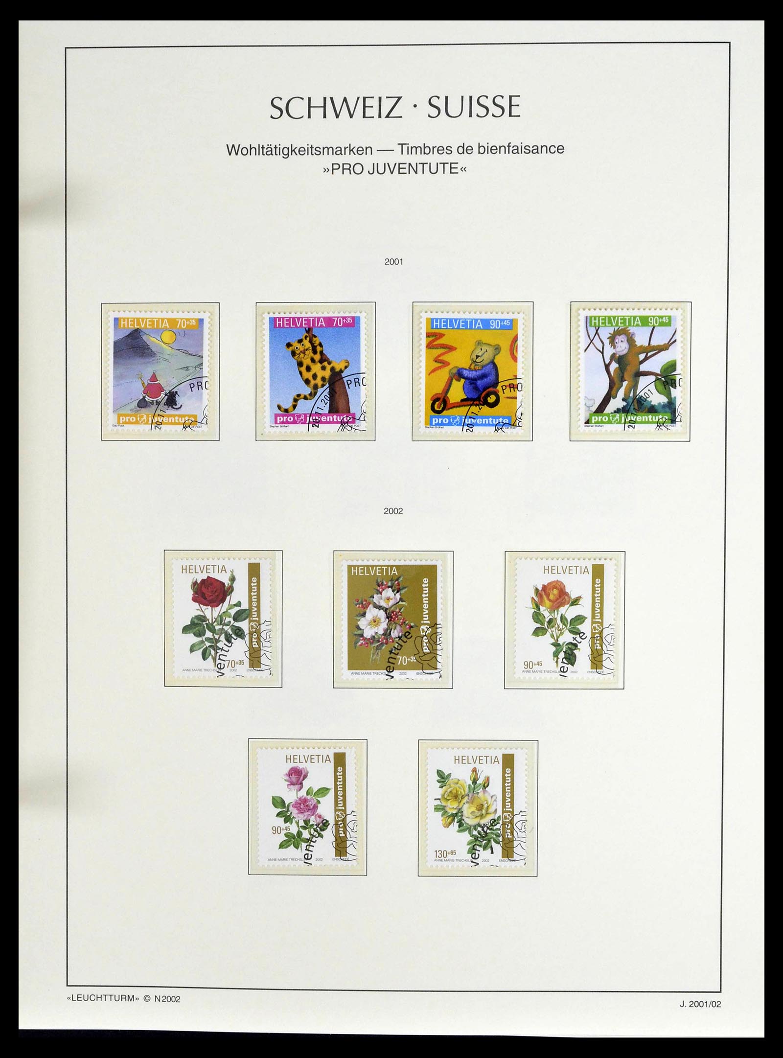 39094 0133 - Stamp collection 39094 Switzerland 1850-2005.