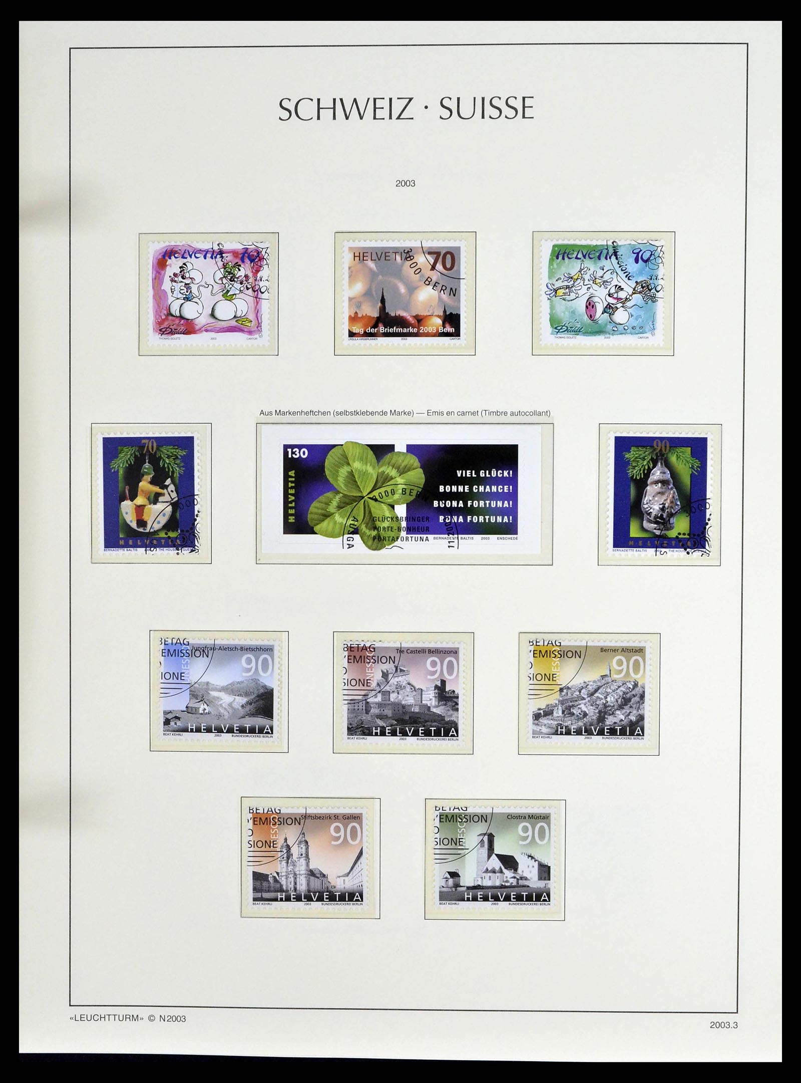 39094 0137 - Stamp collection 39094 Switzerland 1850-2005.