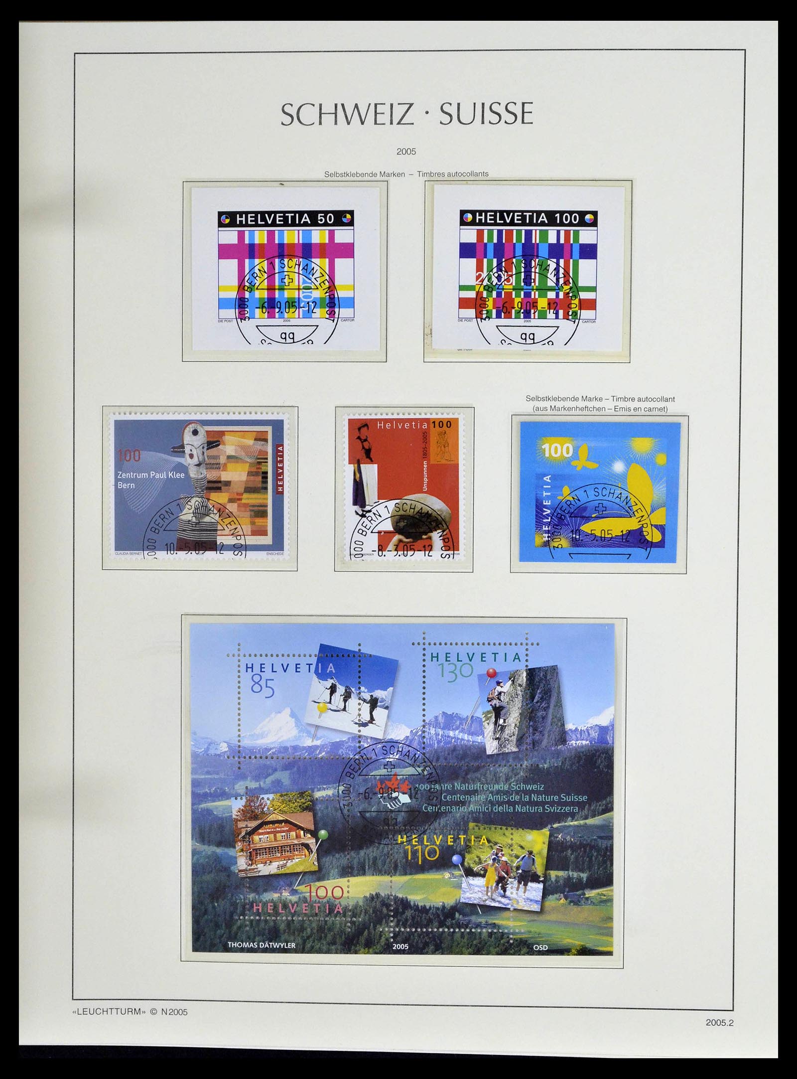 39094 0146 - Stamp collection 39094 Switzerland 1850-2005.