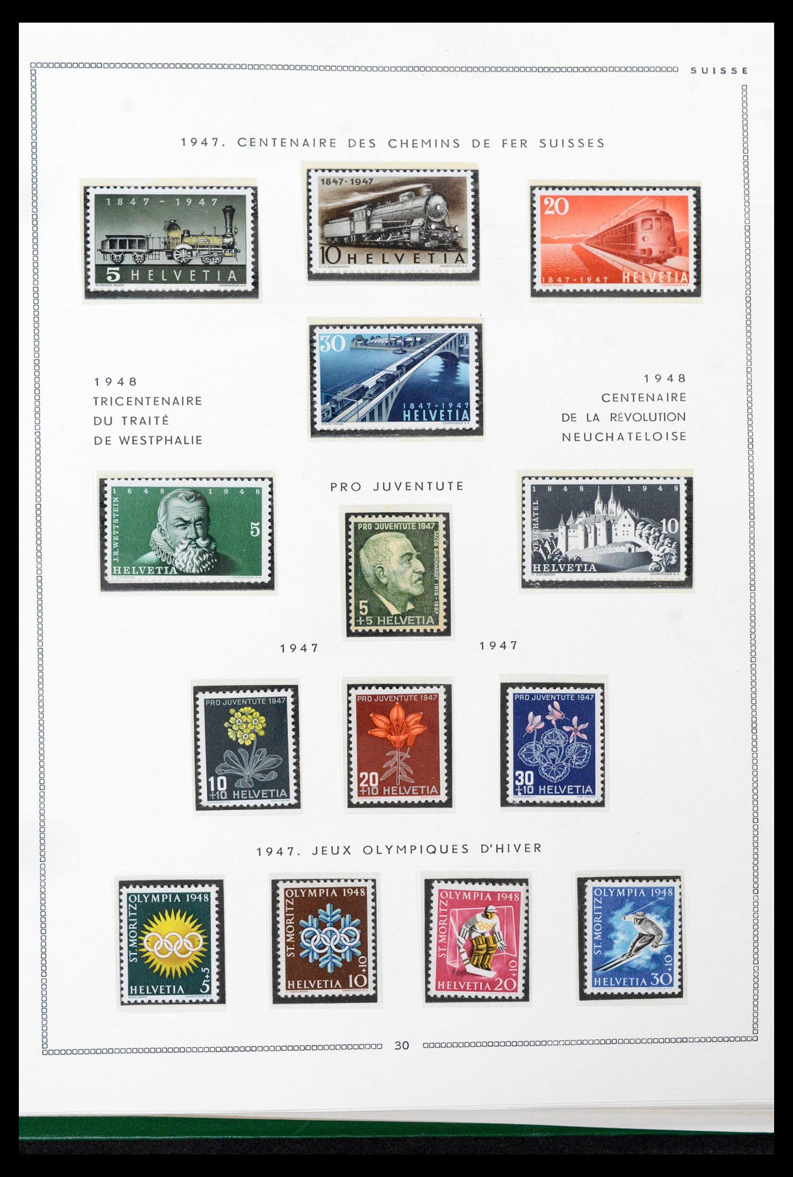 39096 0025 - Stamp collection 39096 Switzerland 1907-1963.