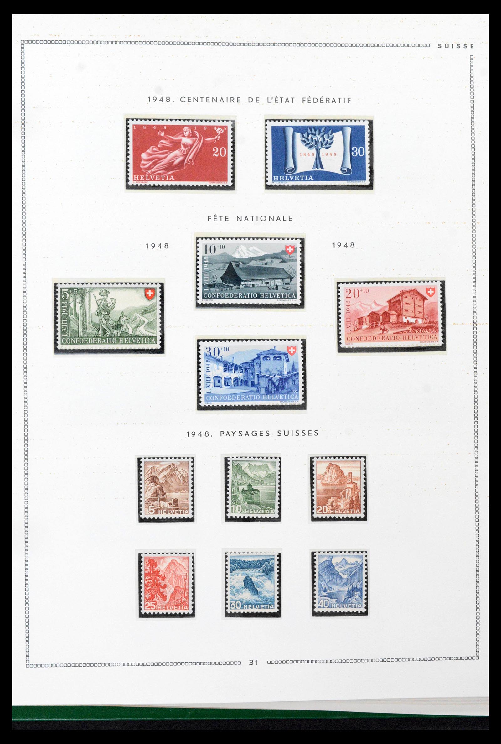 39096 0026 - Stamp collection 39096 Switzerland 1907-1963.