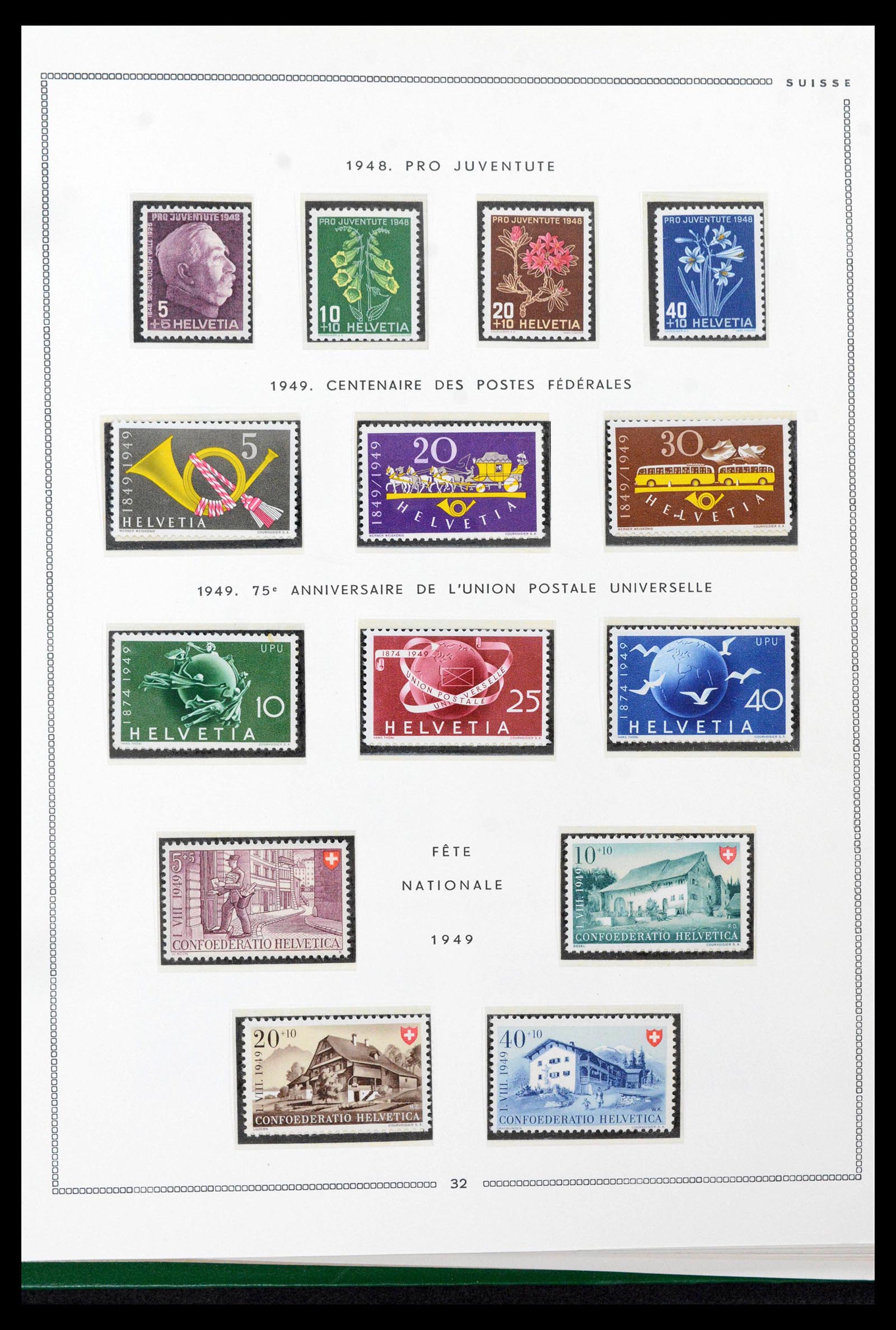 39096 0027 - Stamp collection 39096 Switzerland 1907-1963.