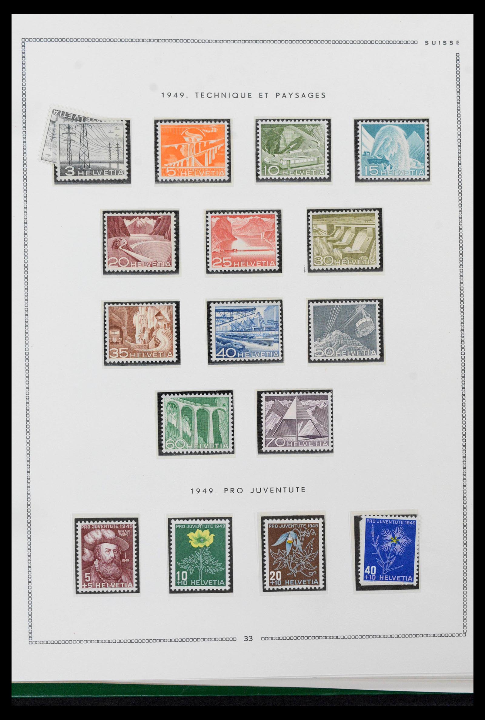 39096 0028 - Stamp collection 39096 Switzerland 1907-1963.