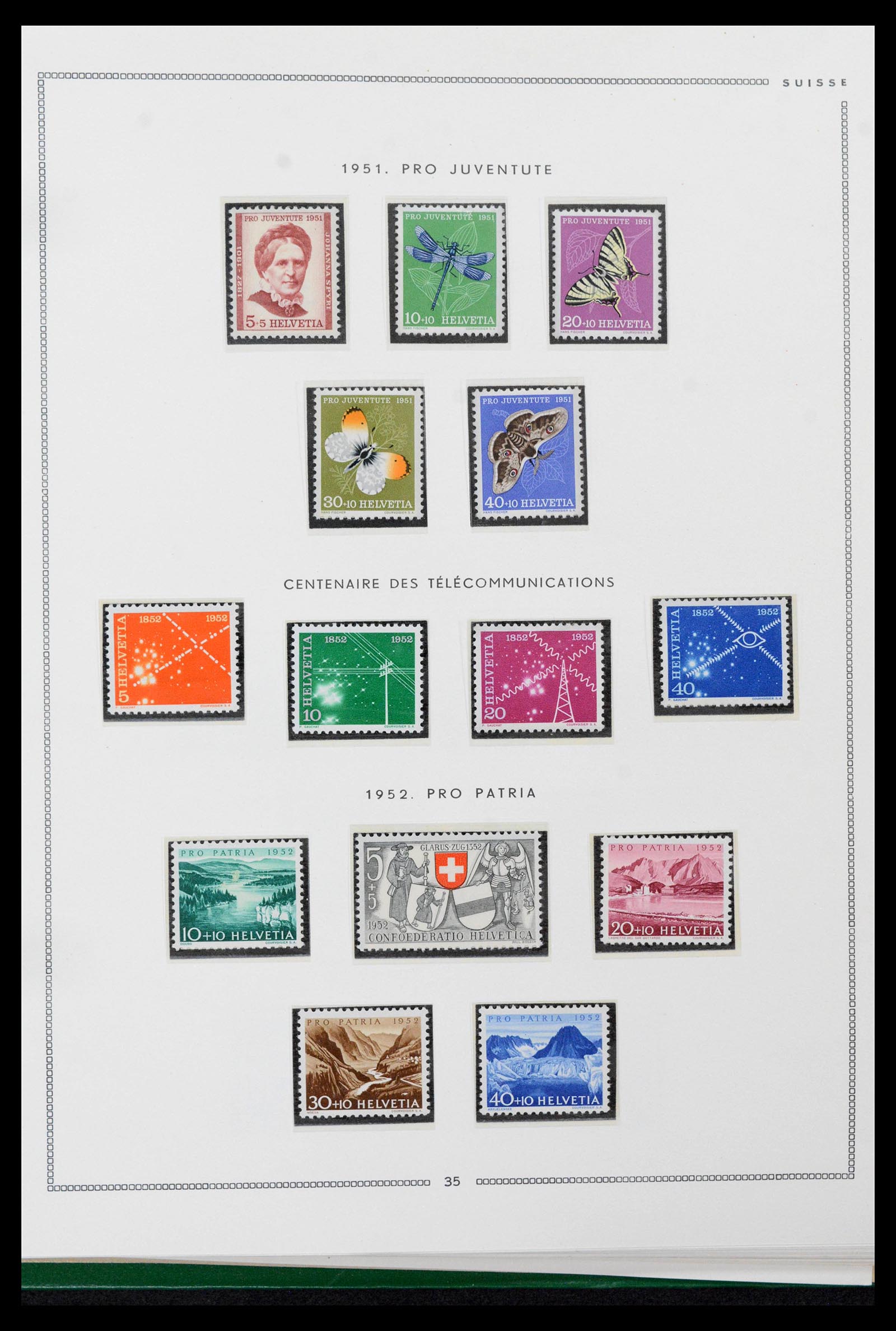 39096 0030 - Stamp collection 39096 Switzerland 1907-1963.
