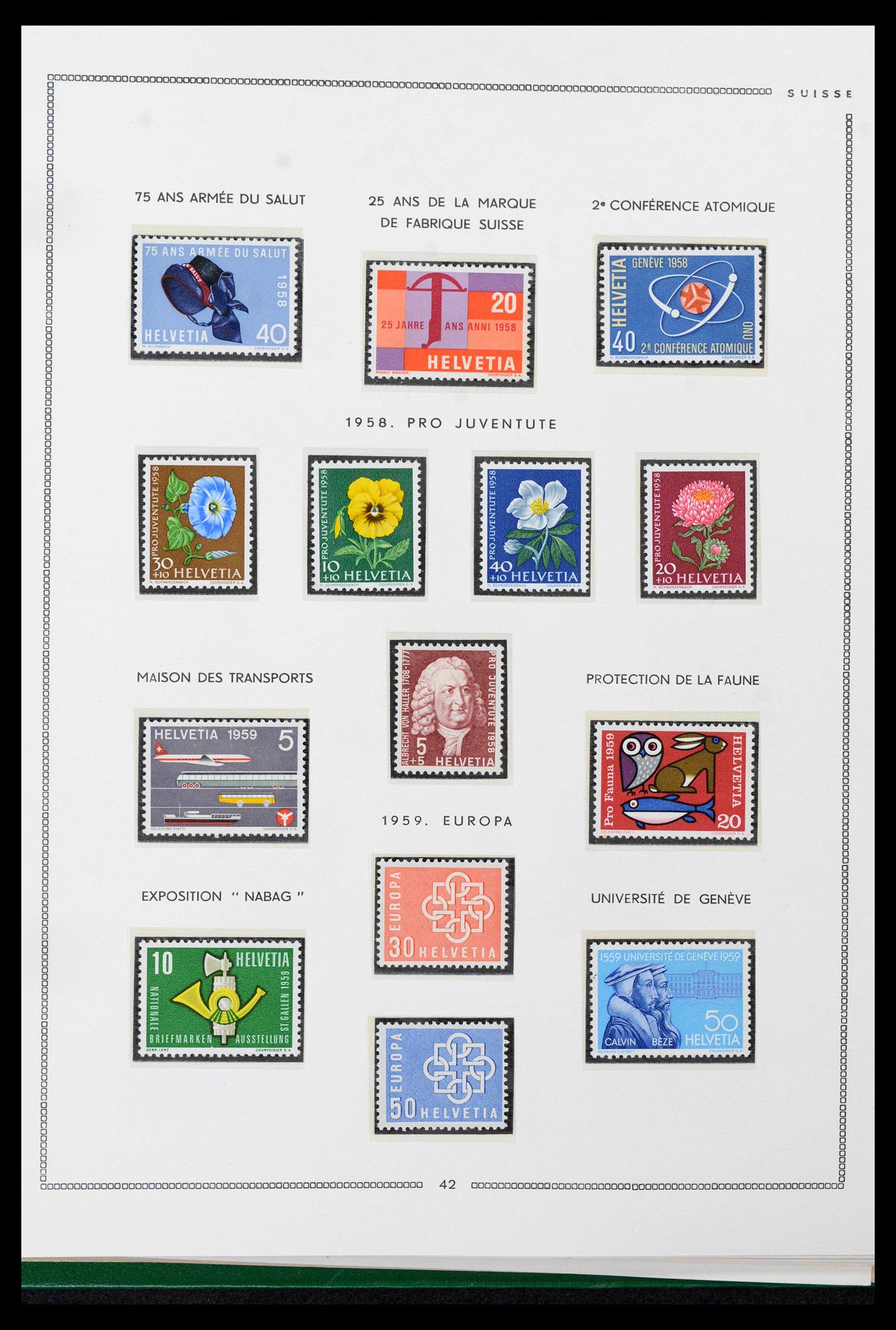 39096 0037 - Stamp collection 39096 Switzerland 1907-1963.