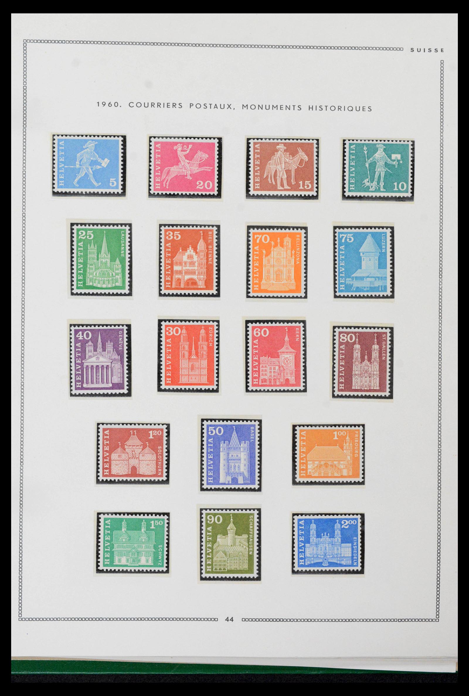 39096 0039 - Stamp collection 39096 Switzerland 1907-1963.