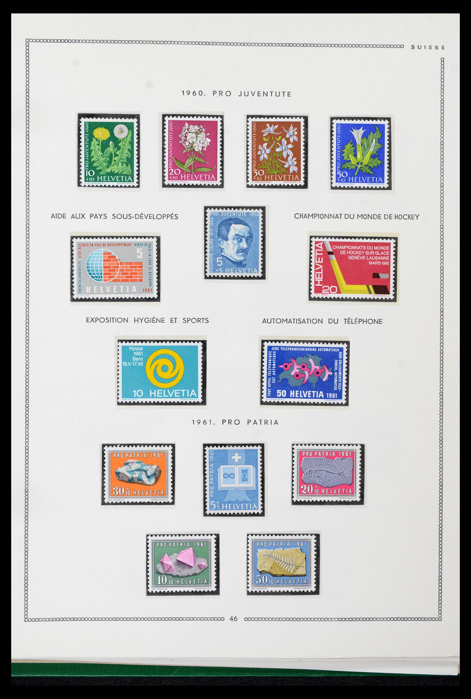 39096 0041 - Postzegelverzameling 39096 Zwitserland 1907-1963.
