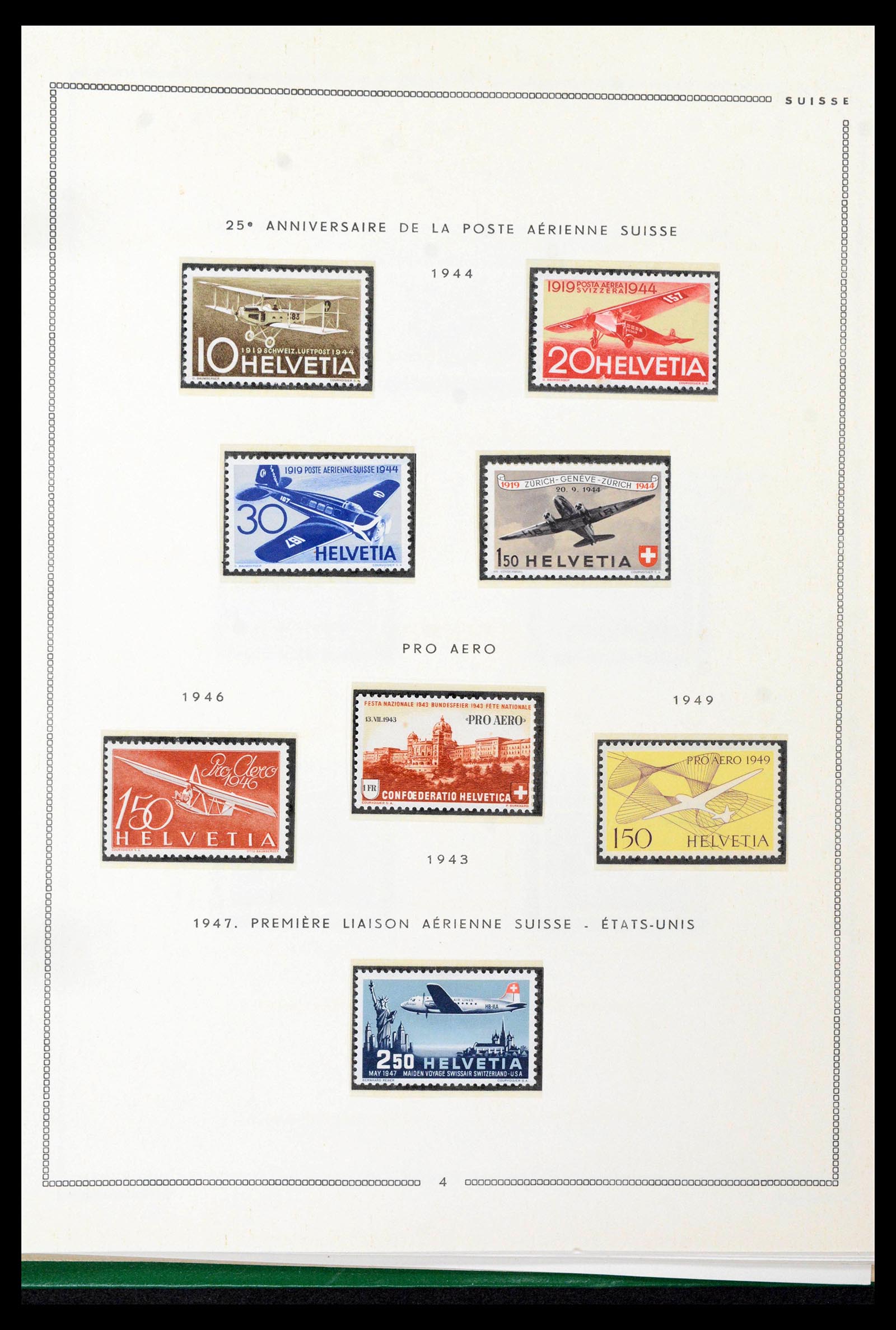 39096 0049 - Postzegelverzameling 39096 Zwitserland 1907-1963.