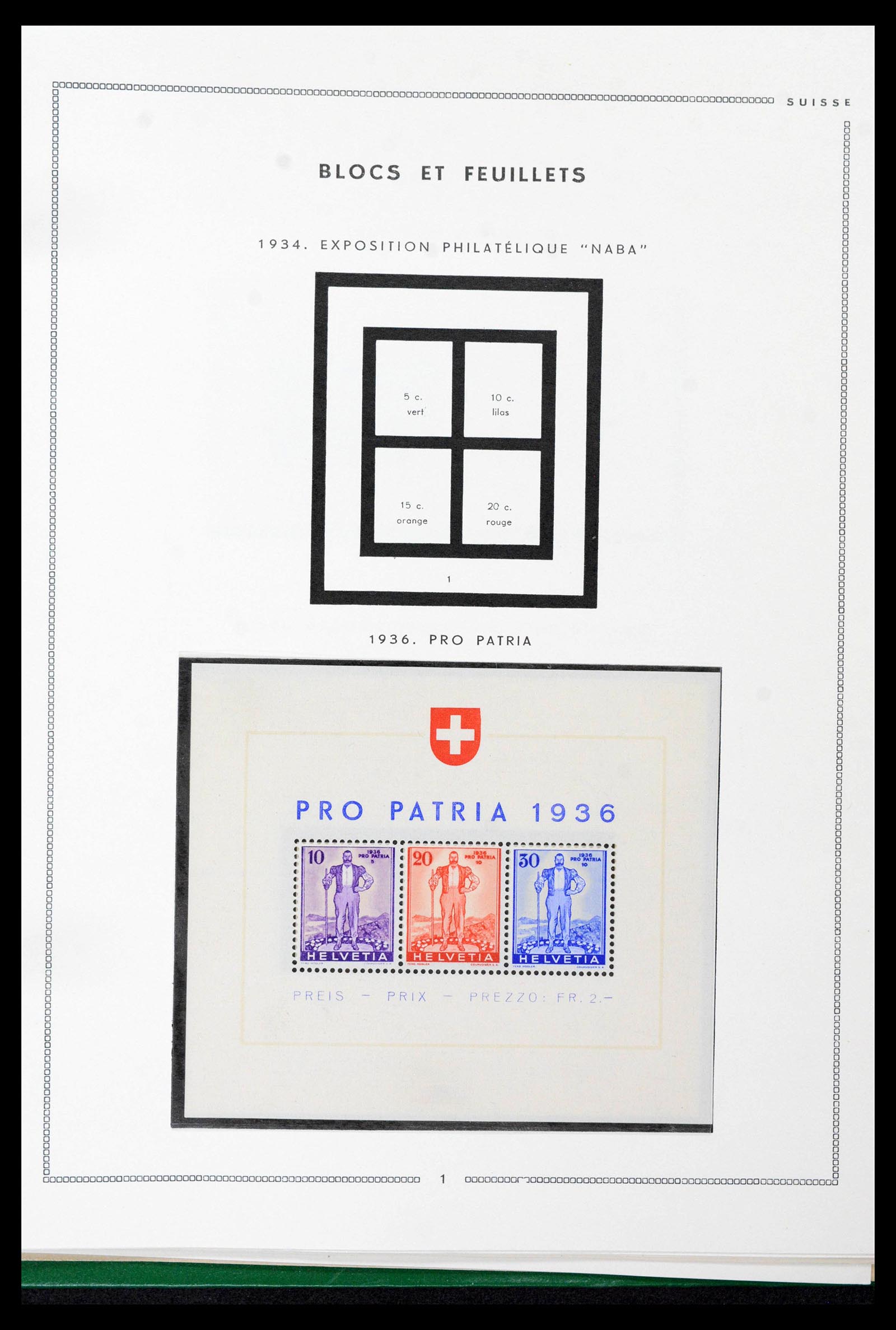 39096 0051 - Stamp collection 39096 Switzerland 1907-1963.