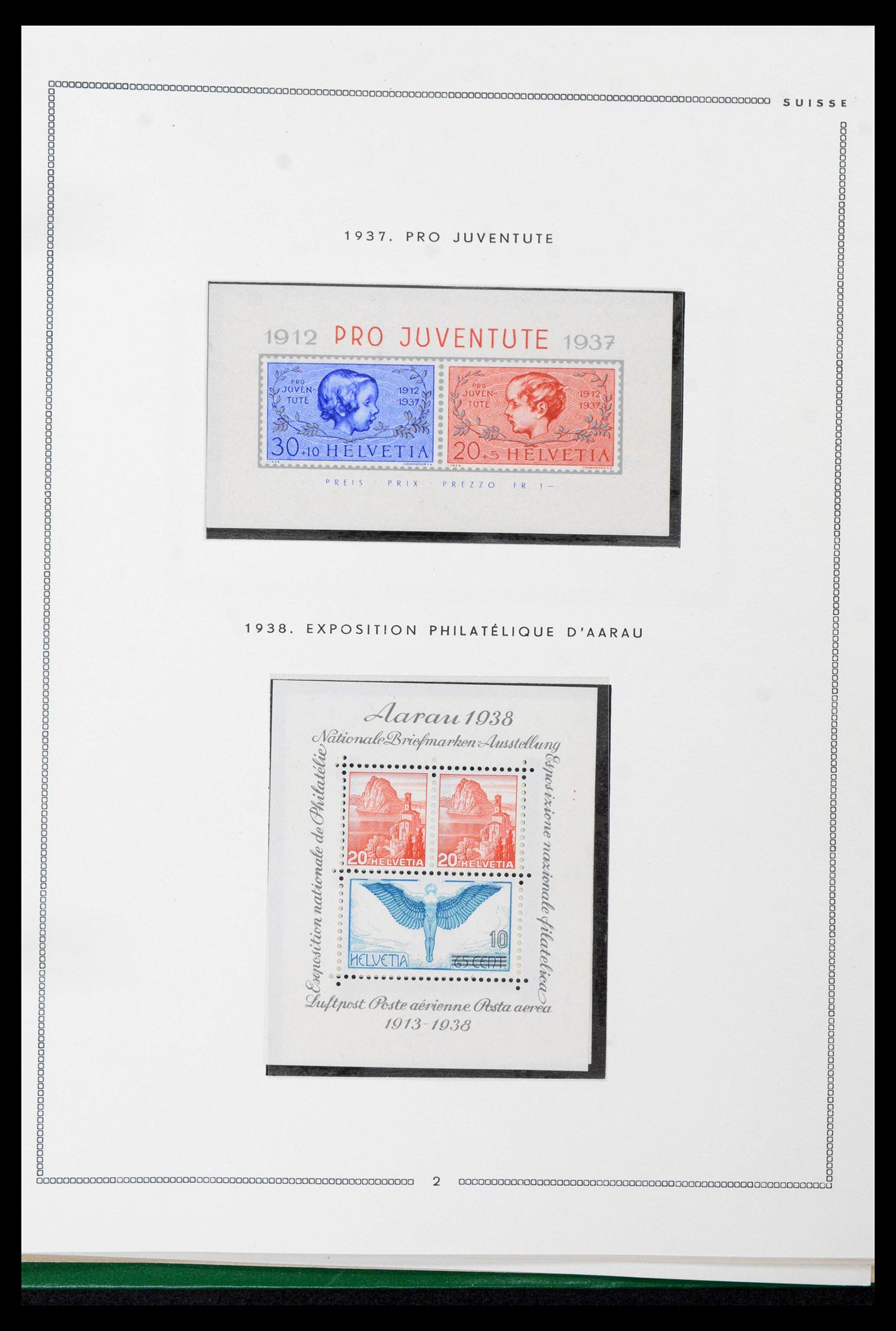 39096 0052 - Postzegelverzameling 39096 Zwitserland 1907-1963.