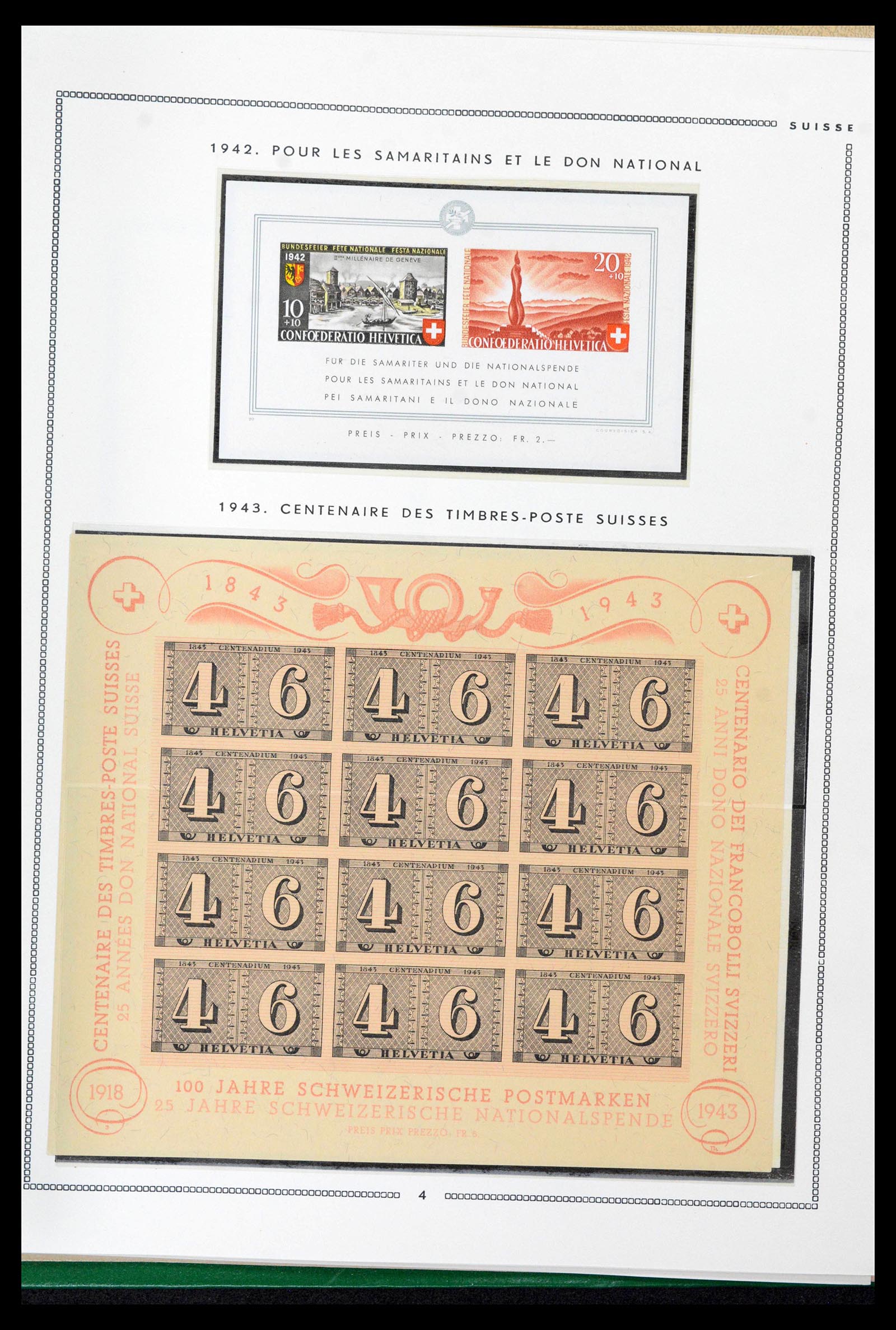 39096 0053 - Postzegelverzameling 39096 Zwitserland 1907-1963.