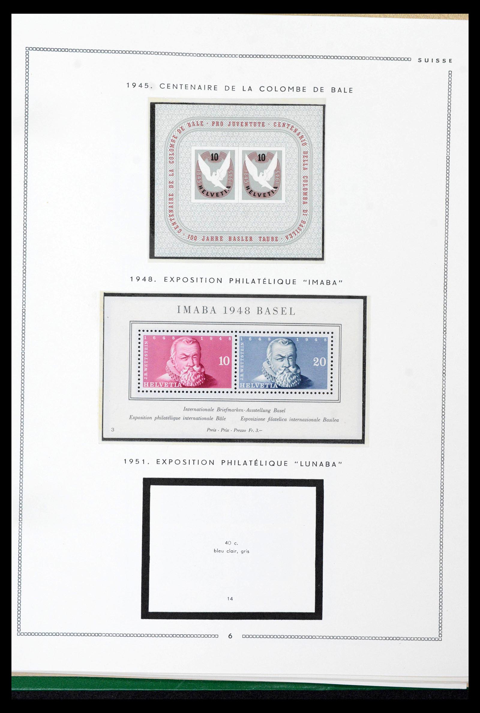 39096 0055 - Stamp collection 39096 Switzerland 1907-1963.