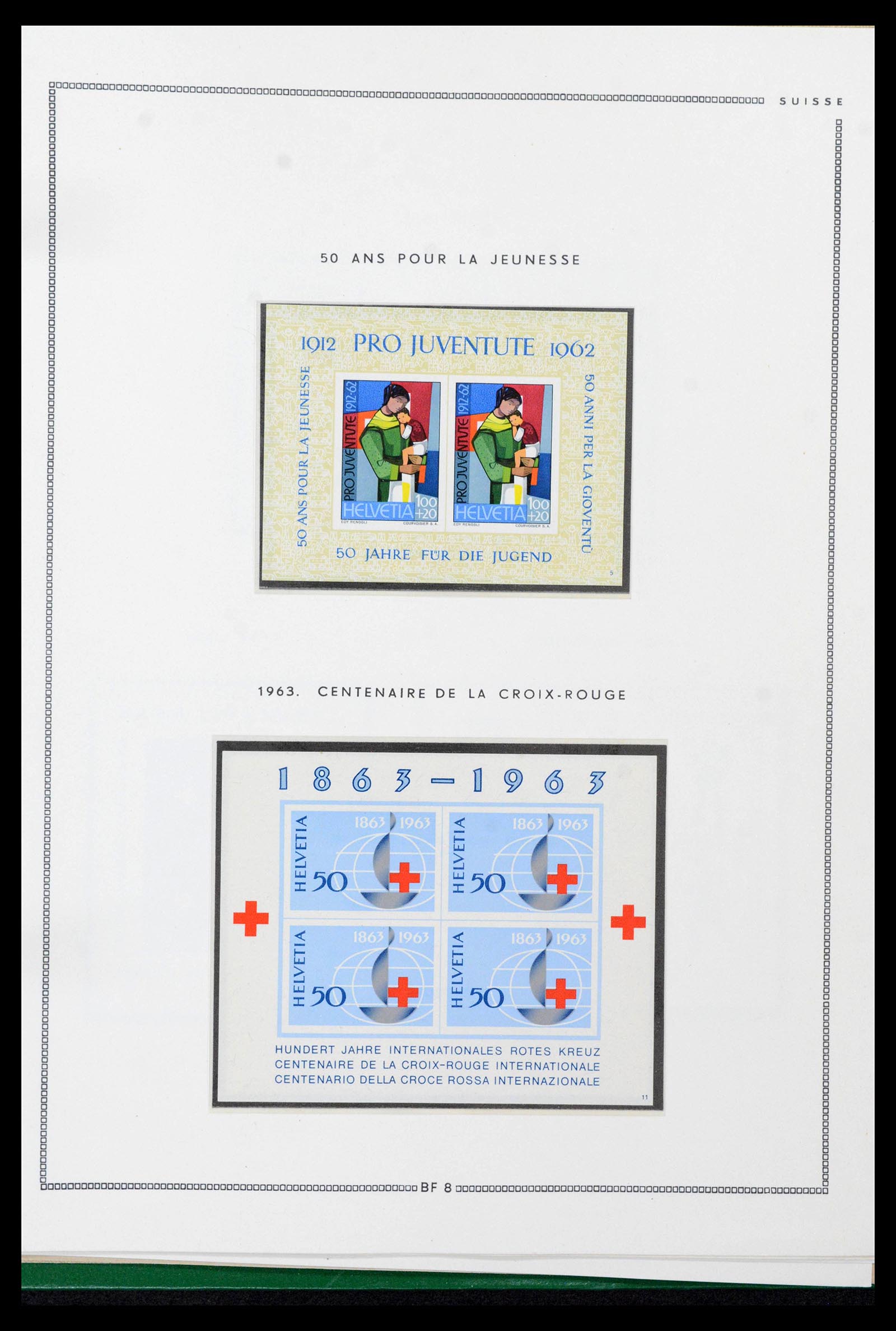 39096 0057 - Postzegelverzameling 39096 Zwitserland 1907-1963.