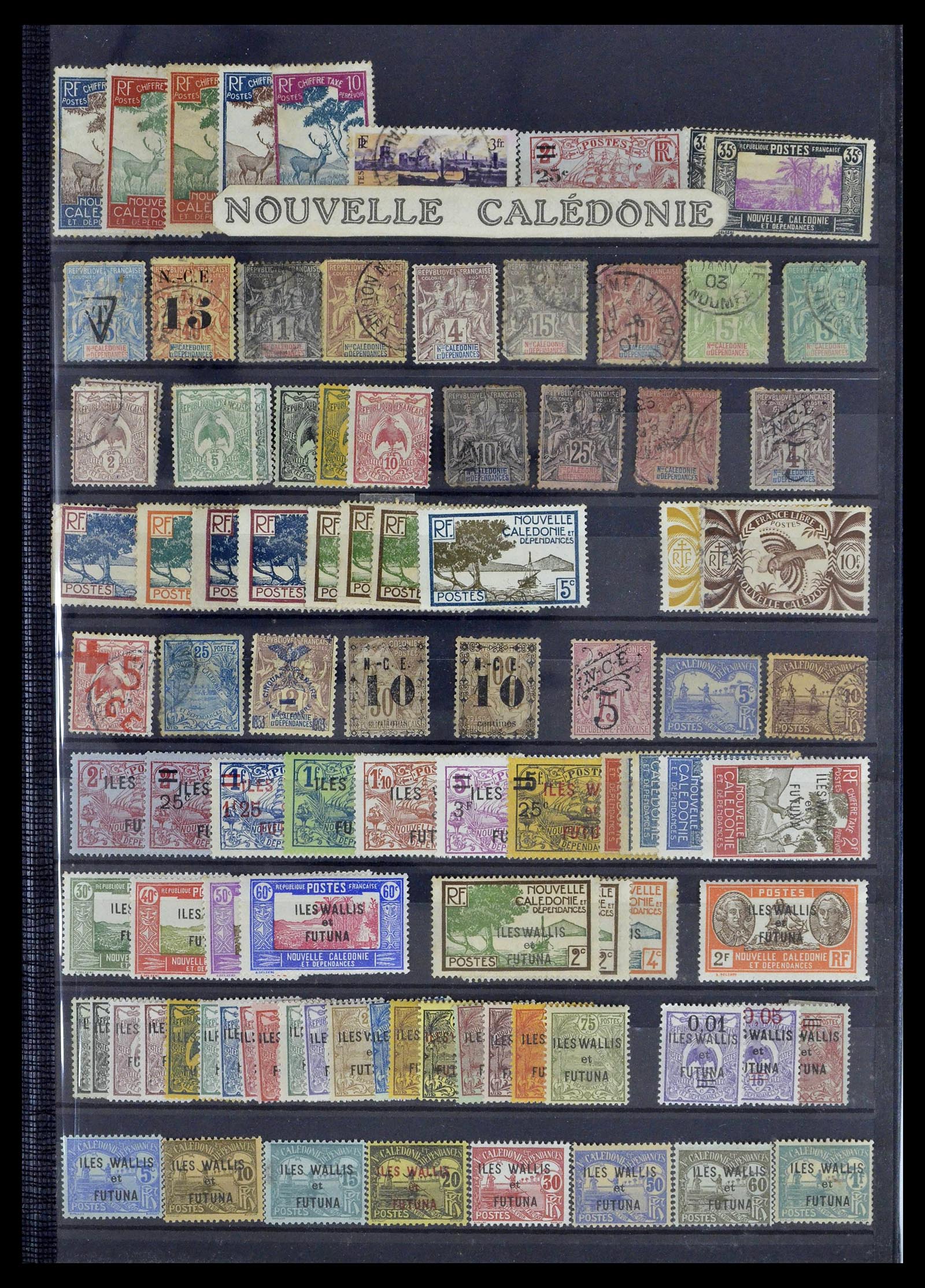 39097 0001 - Postzegelverzameling 39097 Franse koloniën 1880-2000.