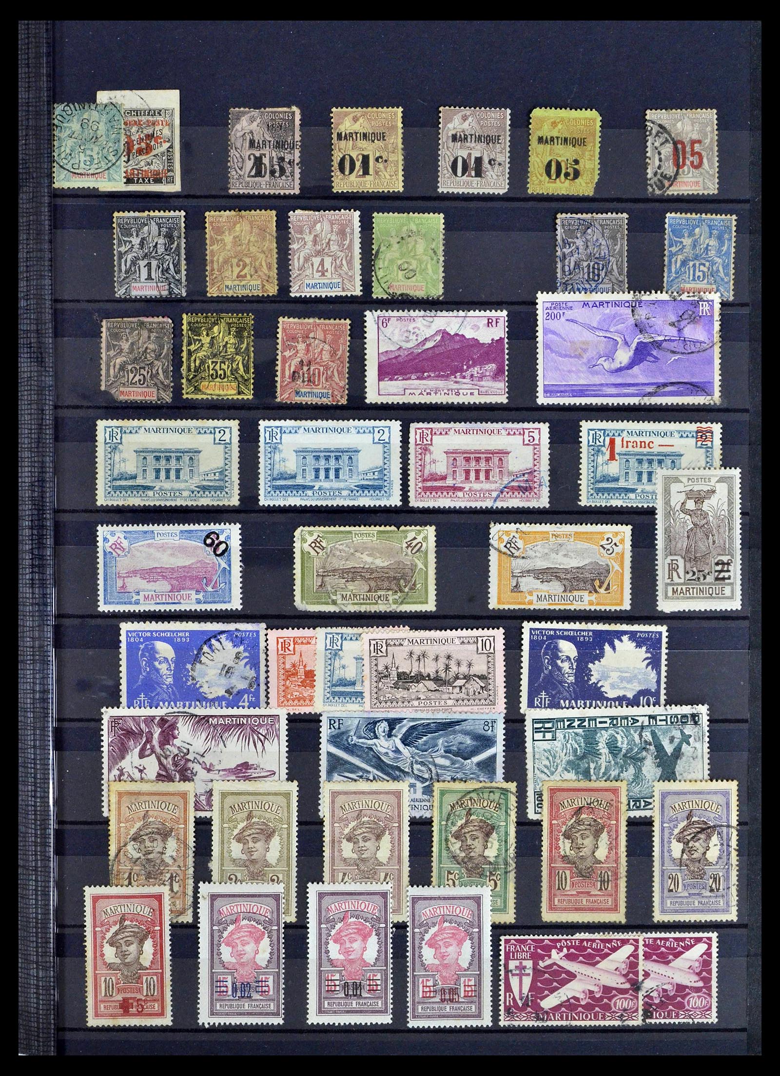 39097 0005 - Postzegelverzameling 39097 Franse koloniën 1880-2000.