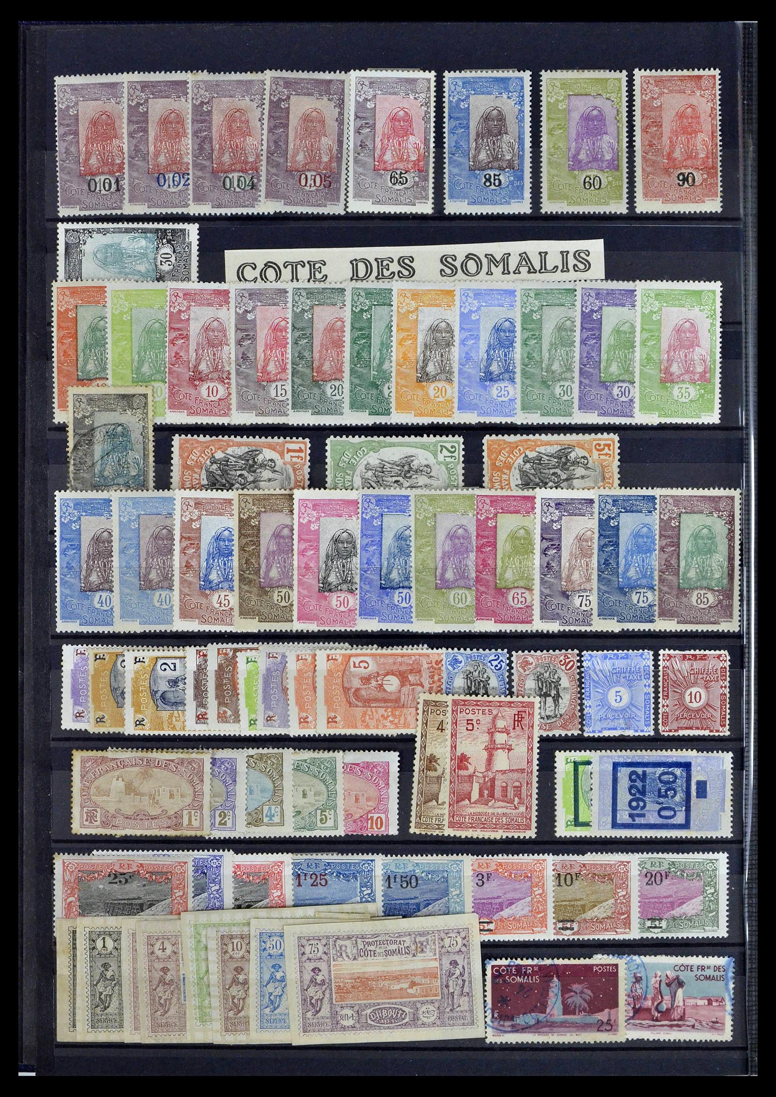 39097 0012 - Postzegelverzameling 39097 Franse koloniën 1880-2000.