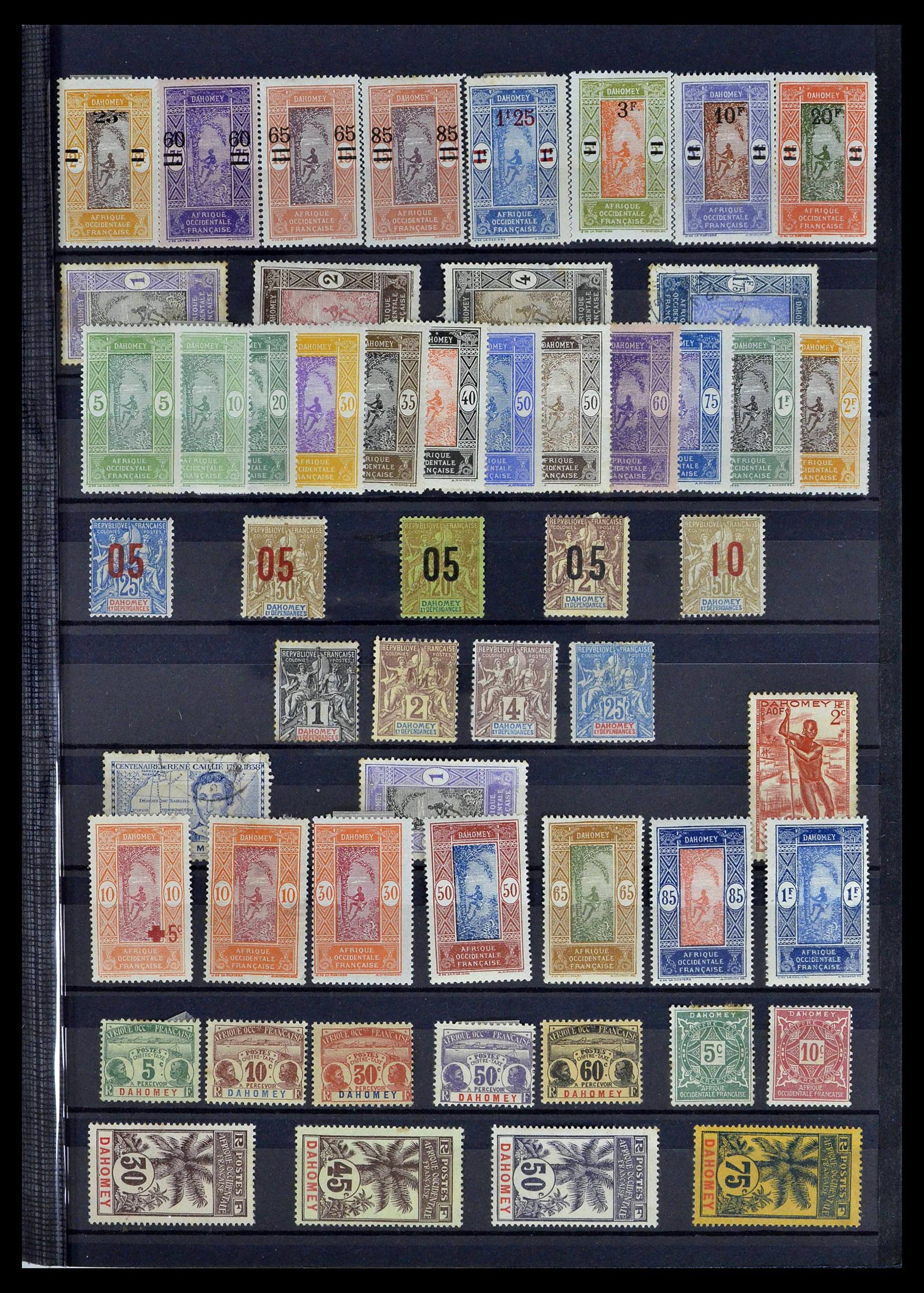 39097 0013 - Postzegelverzameling 39097 Franse koloniën 1880-2000.