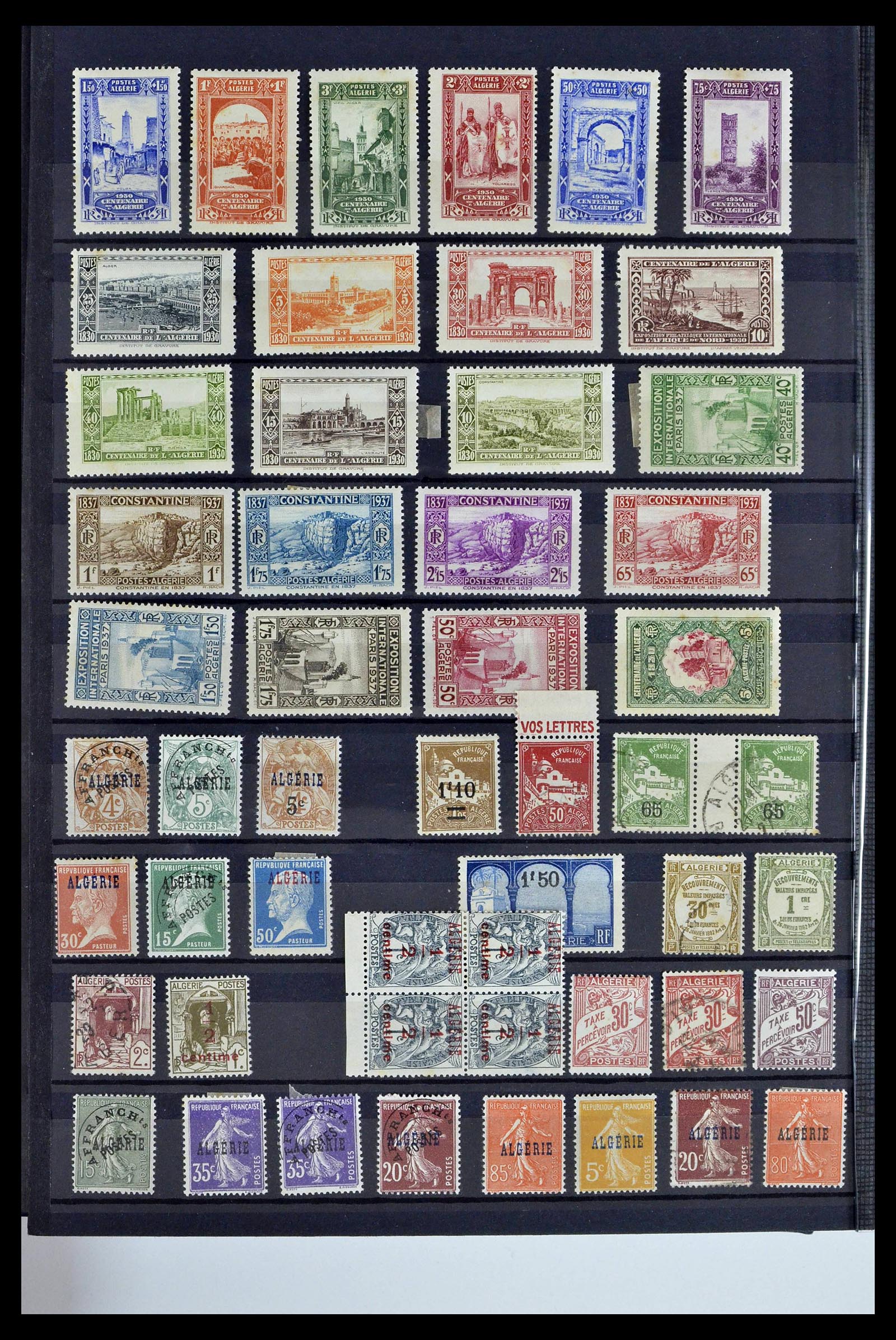 39097 0014 - Postzegelverzameling 39097 Franse koloniën 1880-2000.