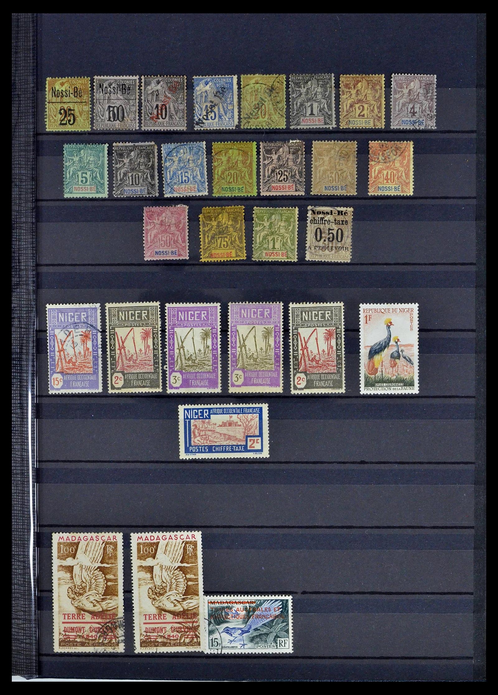 39097 0019 - Postzegelverzameling 39097 Franse koloniën 1880-2000.