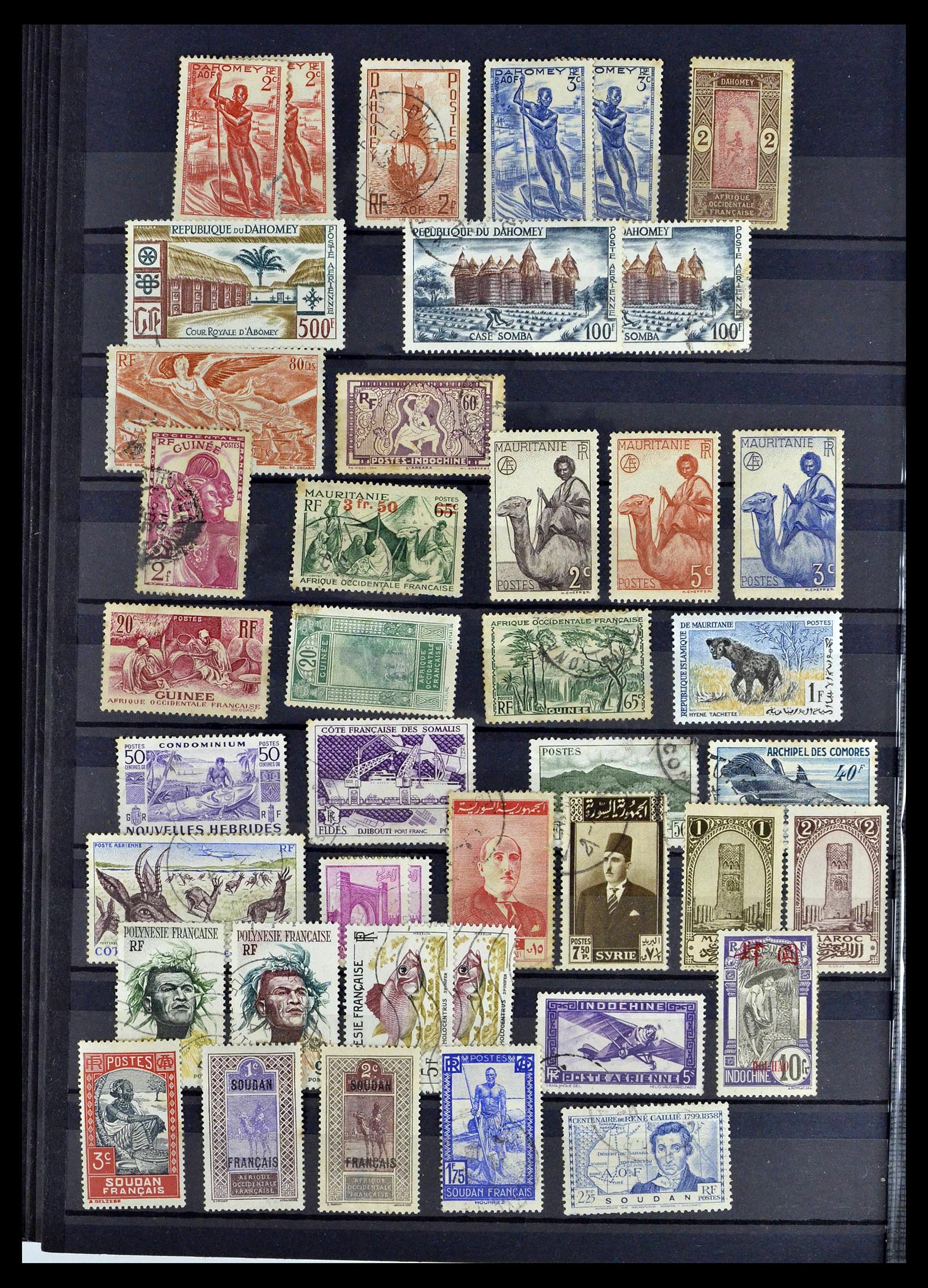 39097 0022 - Stamp collection 39097 French colonies 1880-2000.