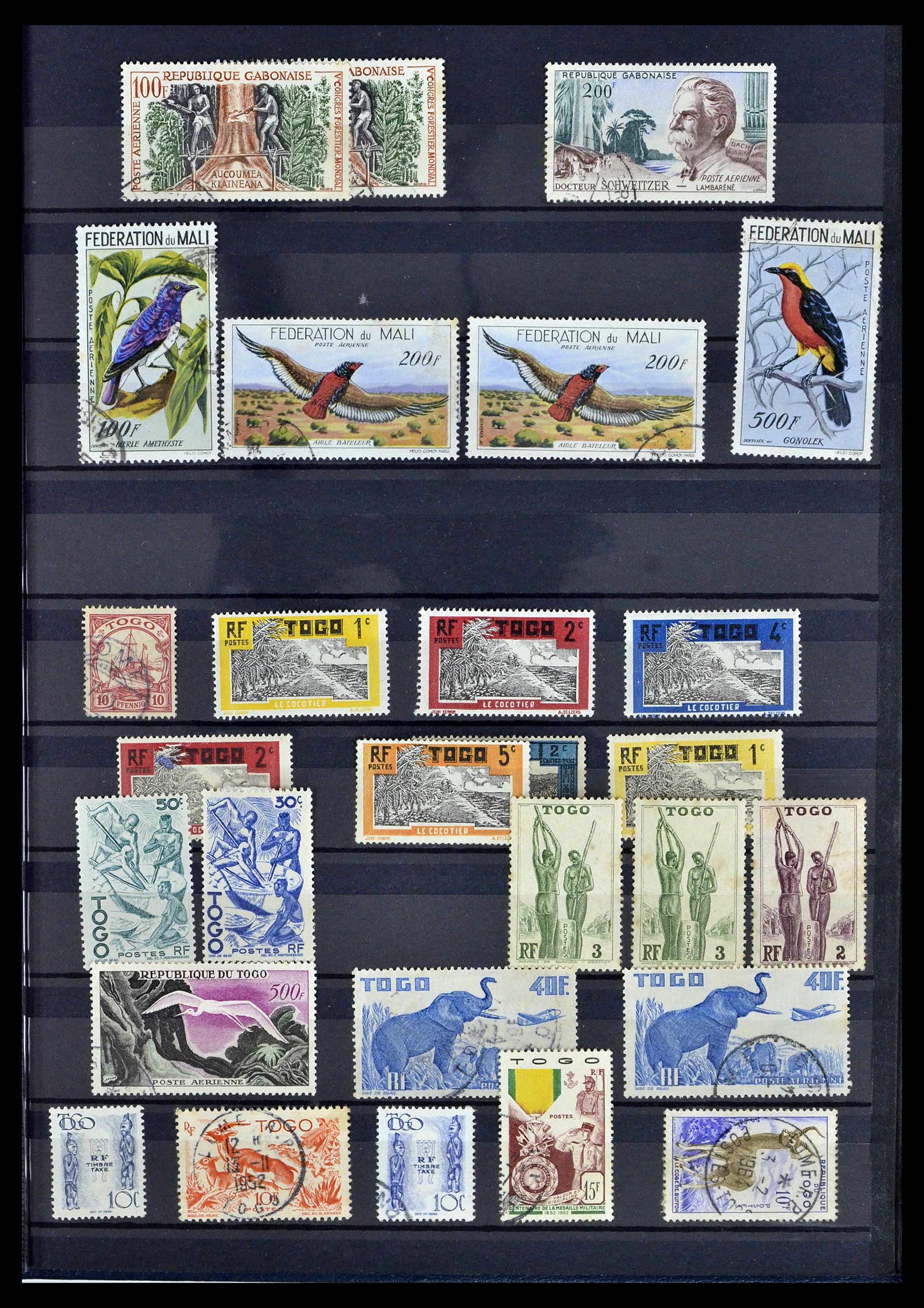 39097 0027 - Stamp collection 39097 French colonies 1880-2000.