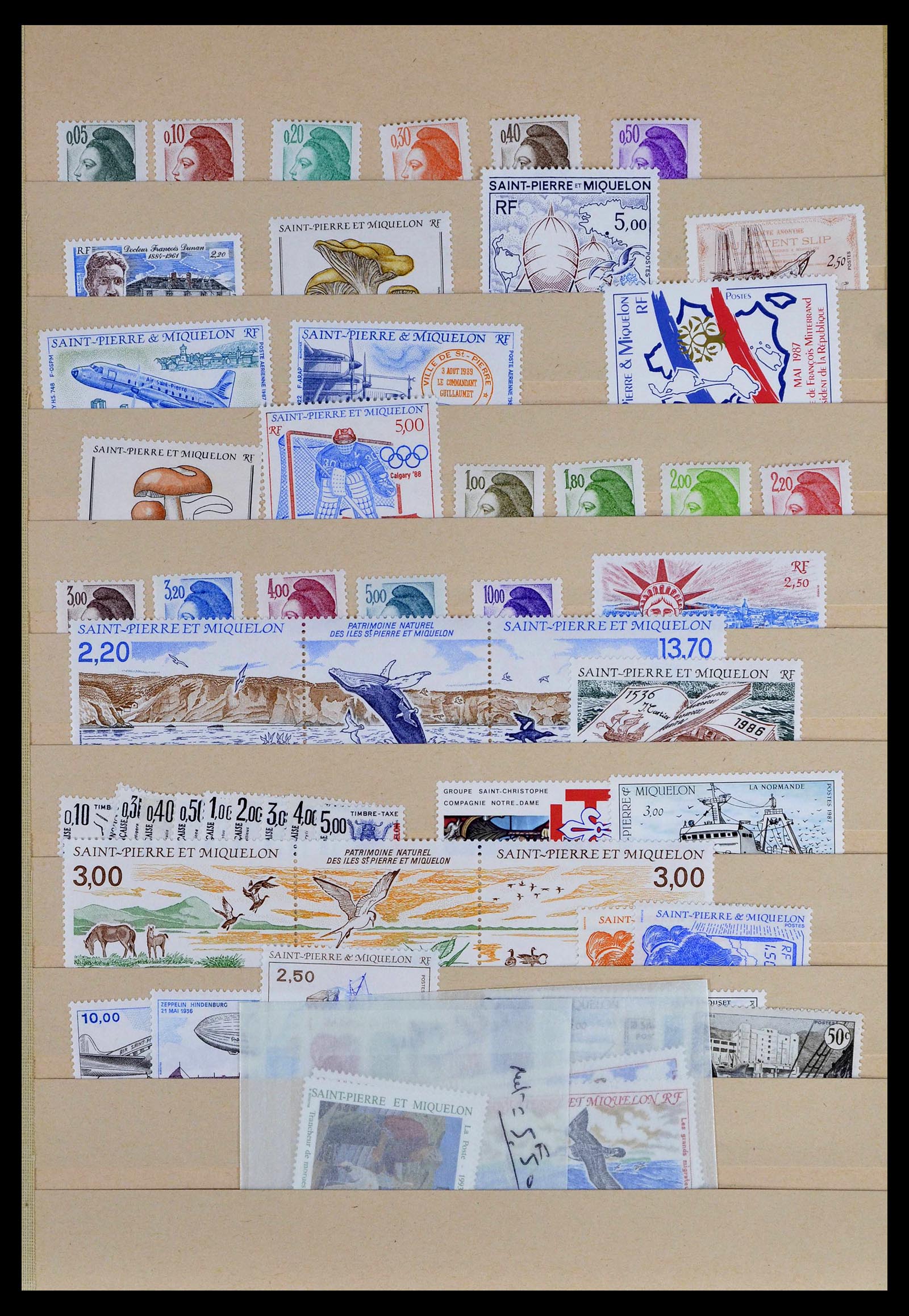 39097 0042 - Postzegelverzameling 39097 Franse koloniën 1880-2000.