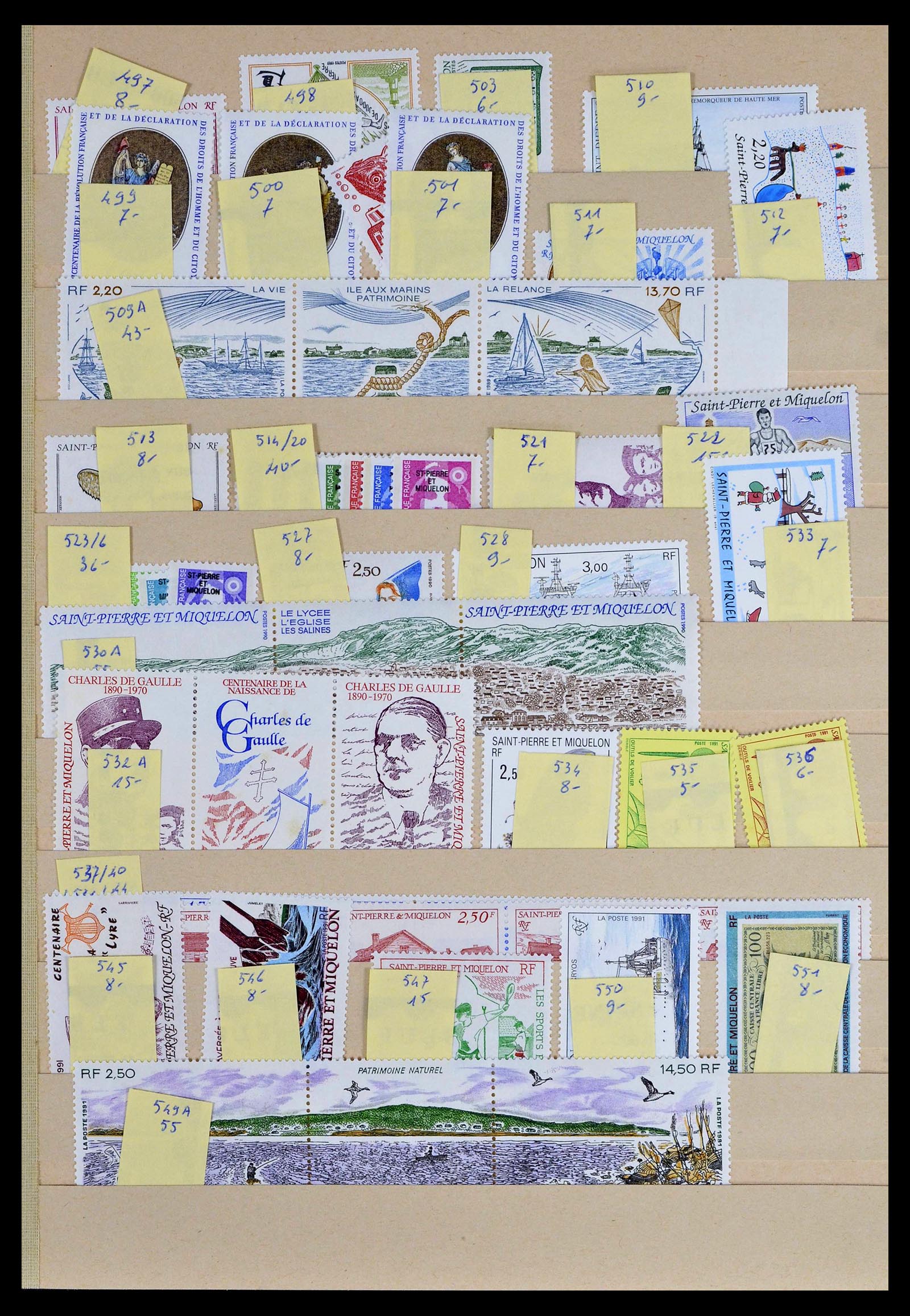 39097 0043 - Postzegelverzameling 39097 Franse koloniën 1880-2000.
