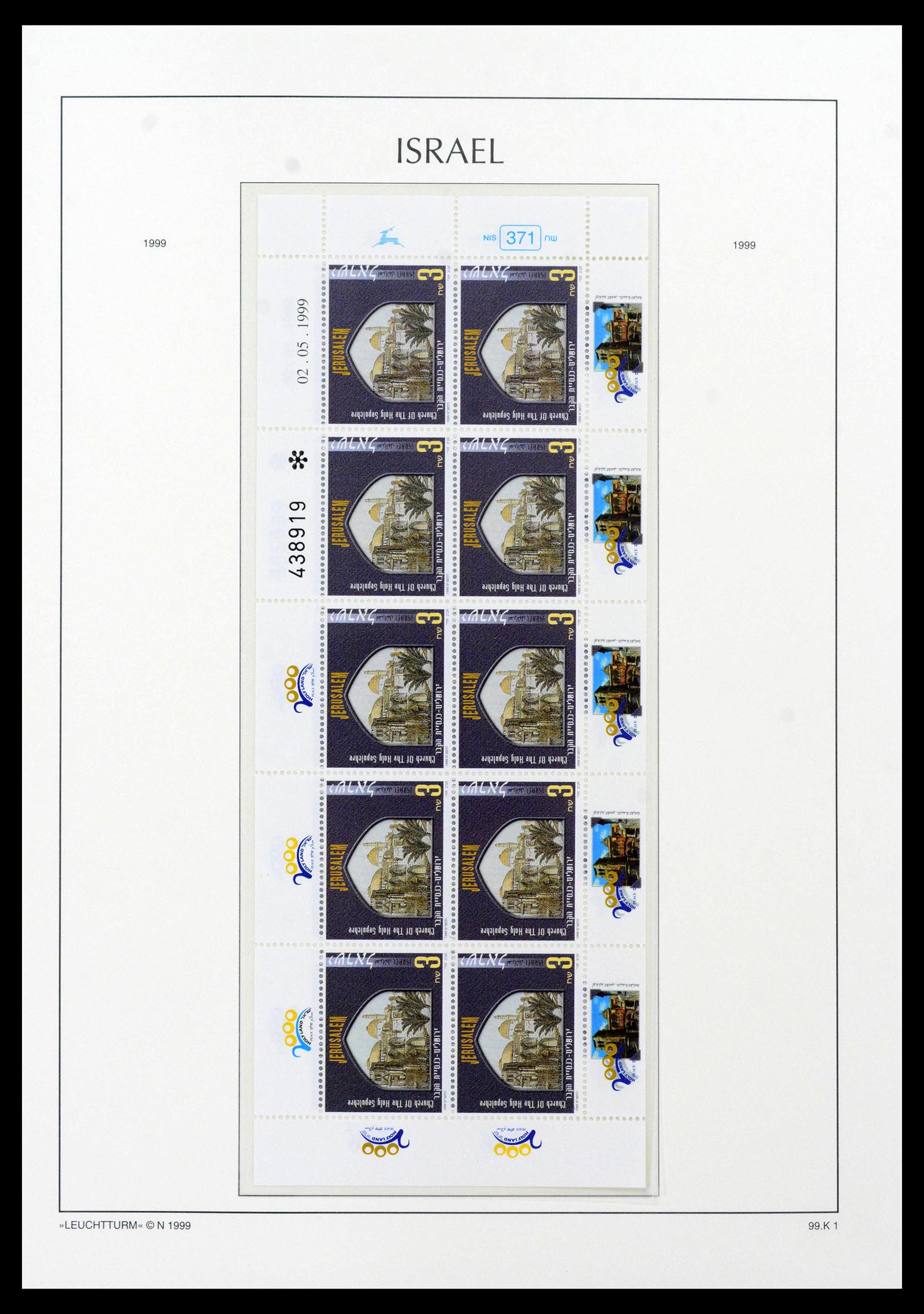 39098 0172 - Postzegelverzameling 39098 Israël 1969-2001.