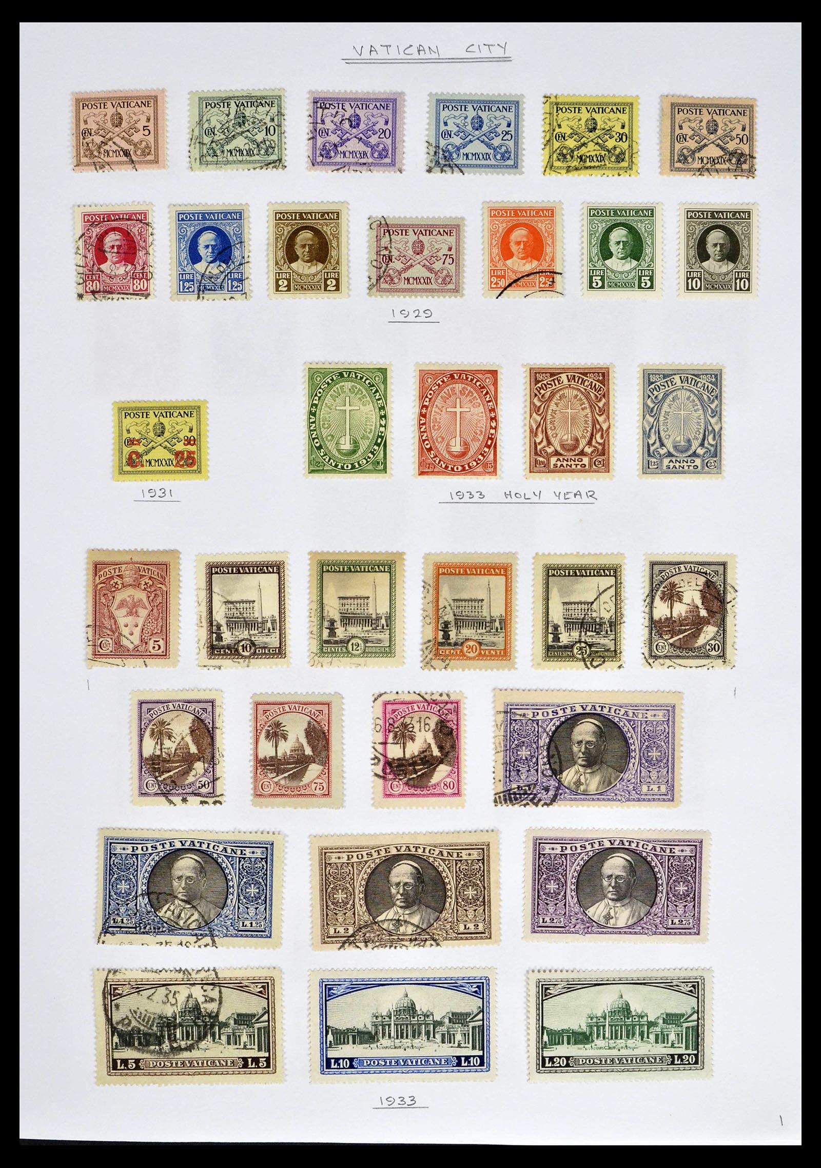 39099 0003 - Postzegelverzameling 39099 Vaticaan 1852-2008.