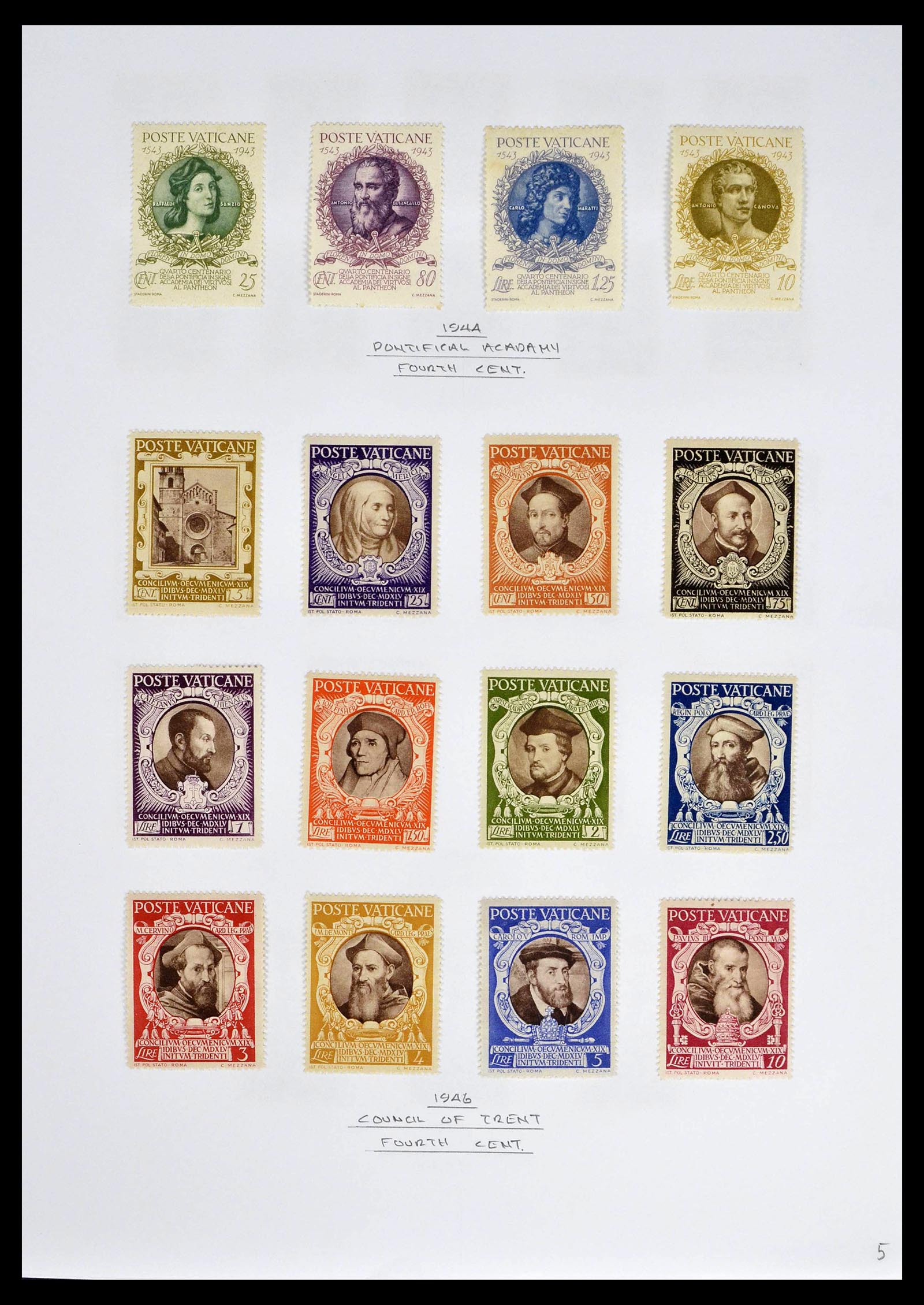 39099 0007 - Stamp collection 39099 Vatican 1852-2008.