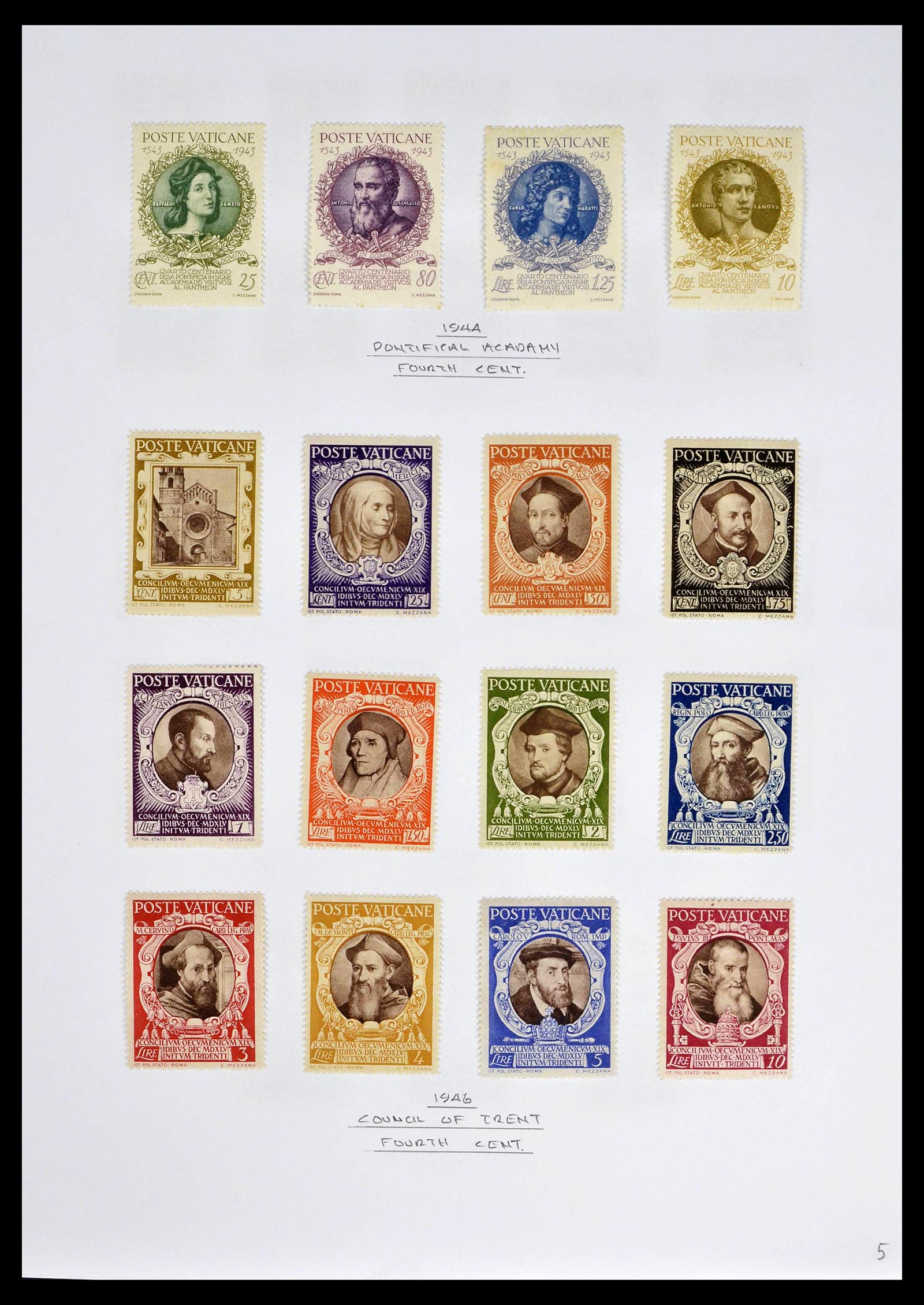 39099 0007 - Postzegelverzameling 39099 Vaticaan 1852-2008.