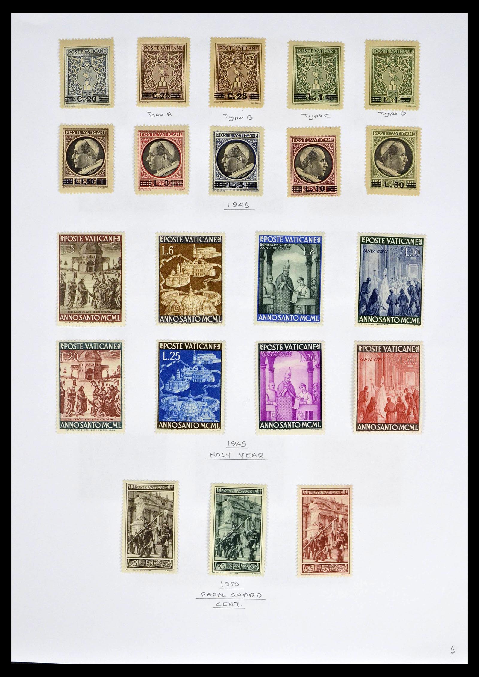 39099 0008 - Postzegelverzameling 39099 Vaticaan 1852-2008.