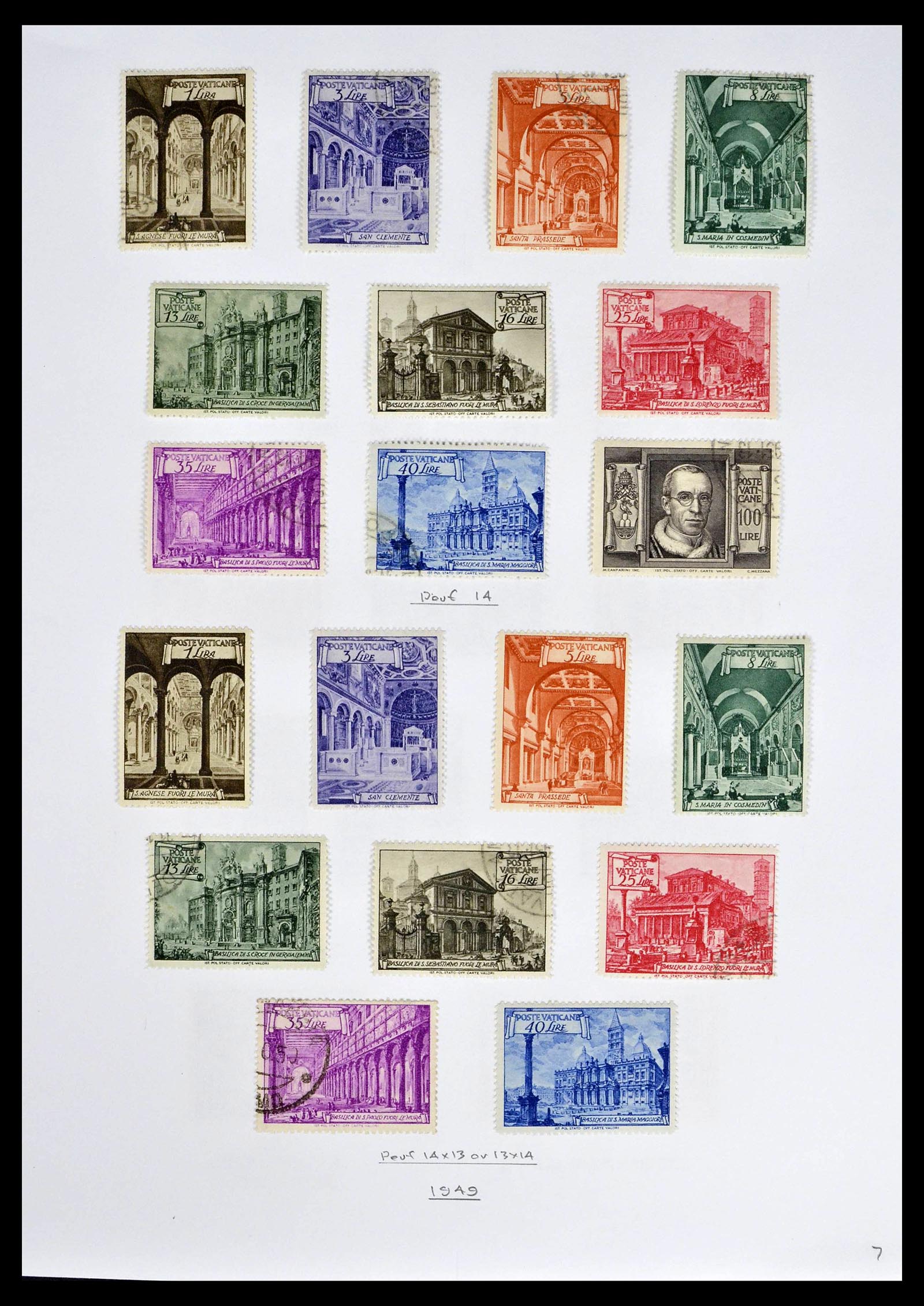 39099 0009 - Postzegelverzameling 39099 Vaticaan 1852-2008.