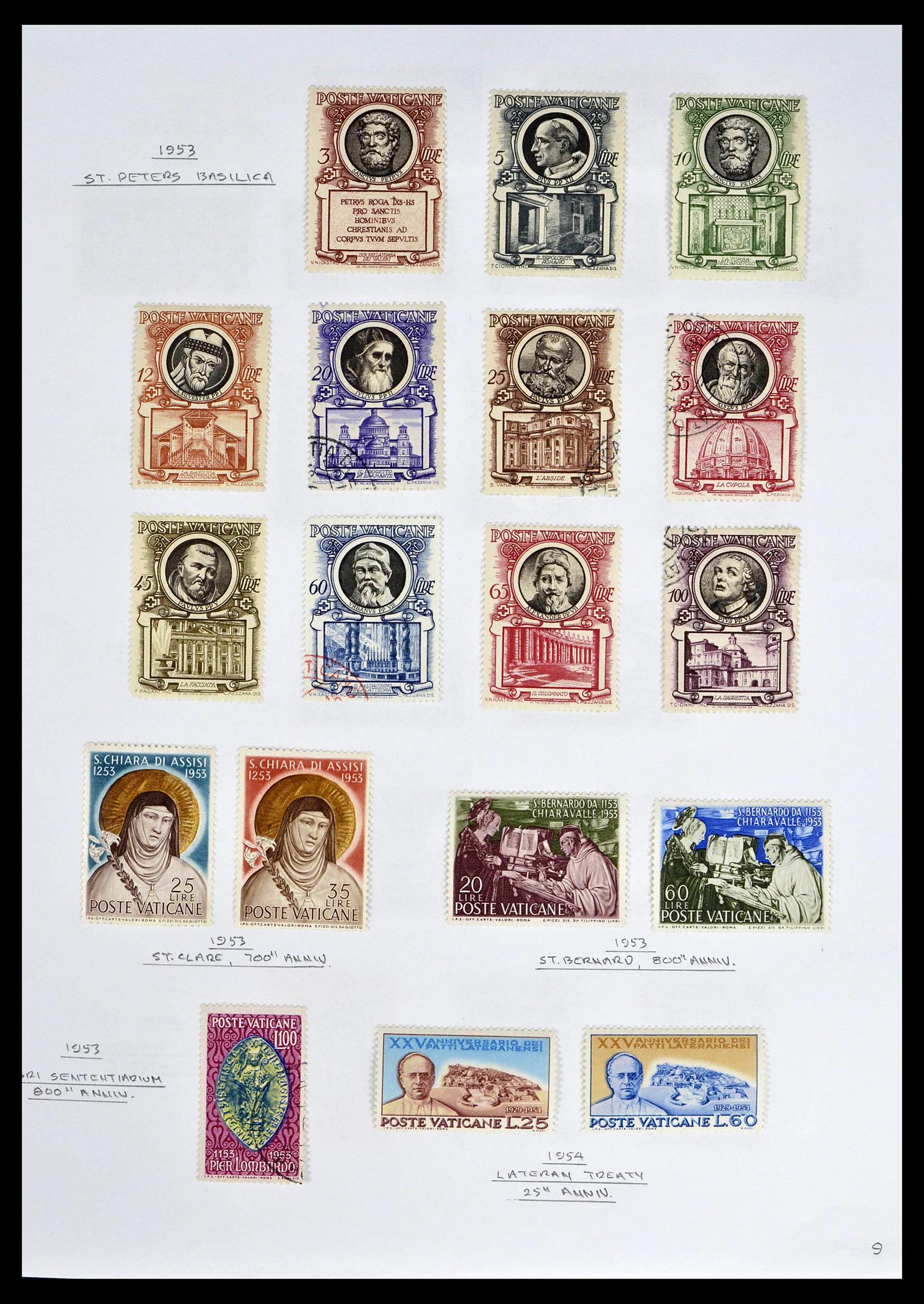 39099 0011 - Postzegelverzameling 39099 Vaticaan 1852-2008.