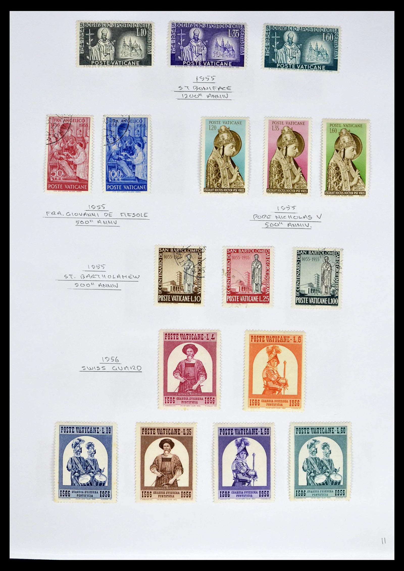 39099 0013 - Stamp collection 39099 Vatican 1852-2008.
