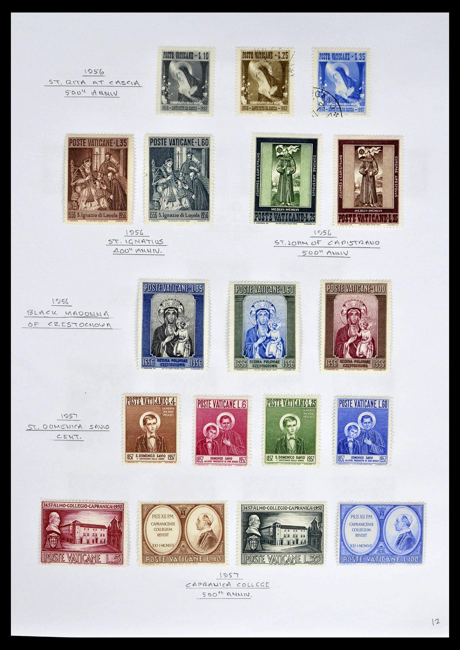39099 0014 - Postzegelverzameling 39099 Vaticaan 1852-2008.