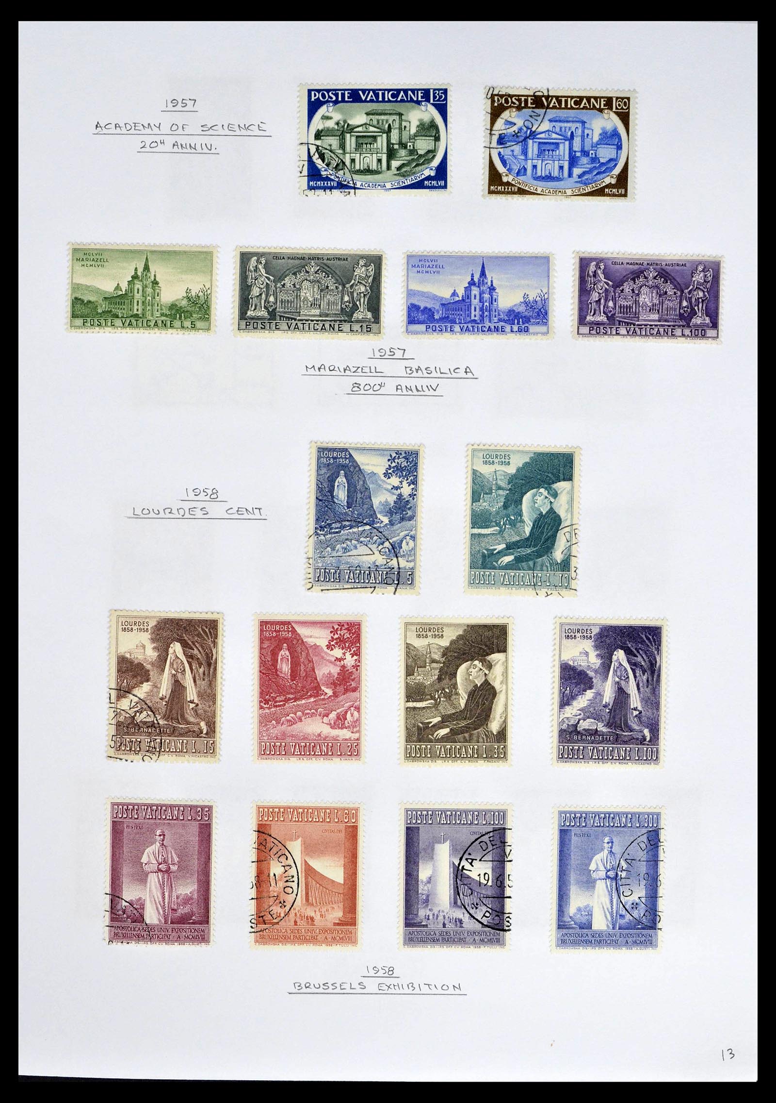 39099 0015 - Postzegelverzameling 39099 Vaticaan 1852-2008.