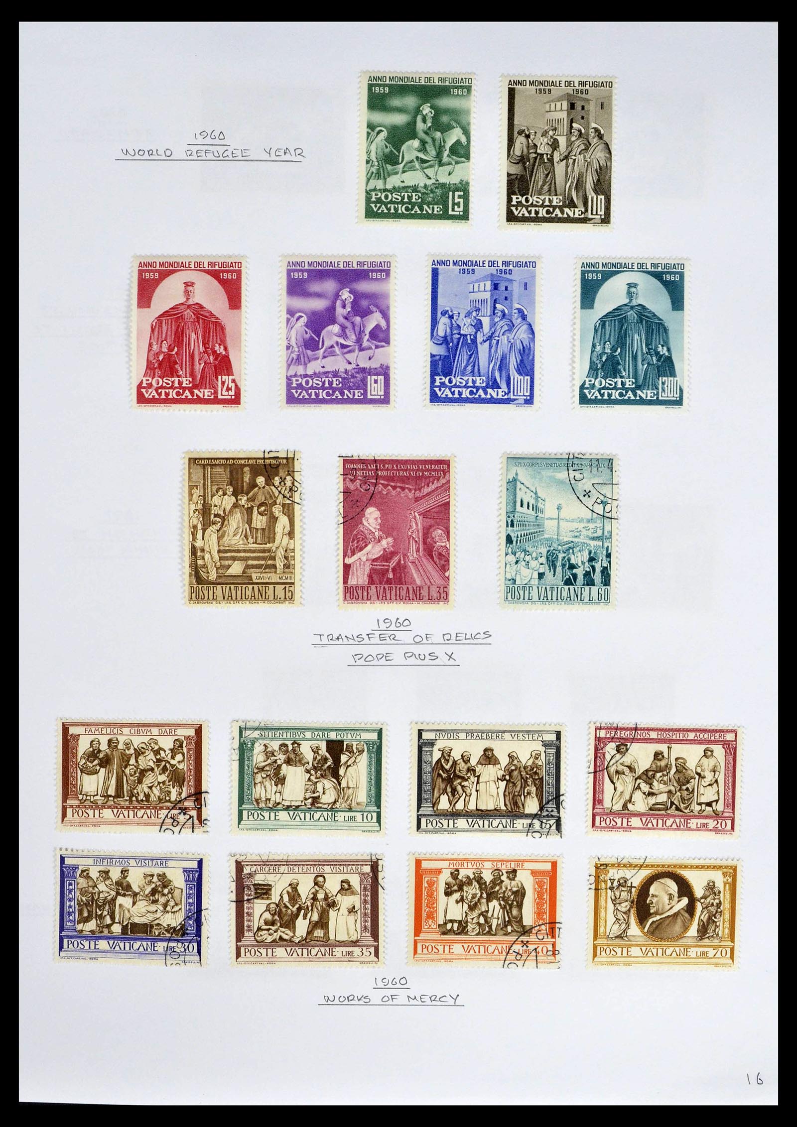 39099 0018 - Postzegelverzameling 39099 Vaticaan 1852-2008.