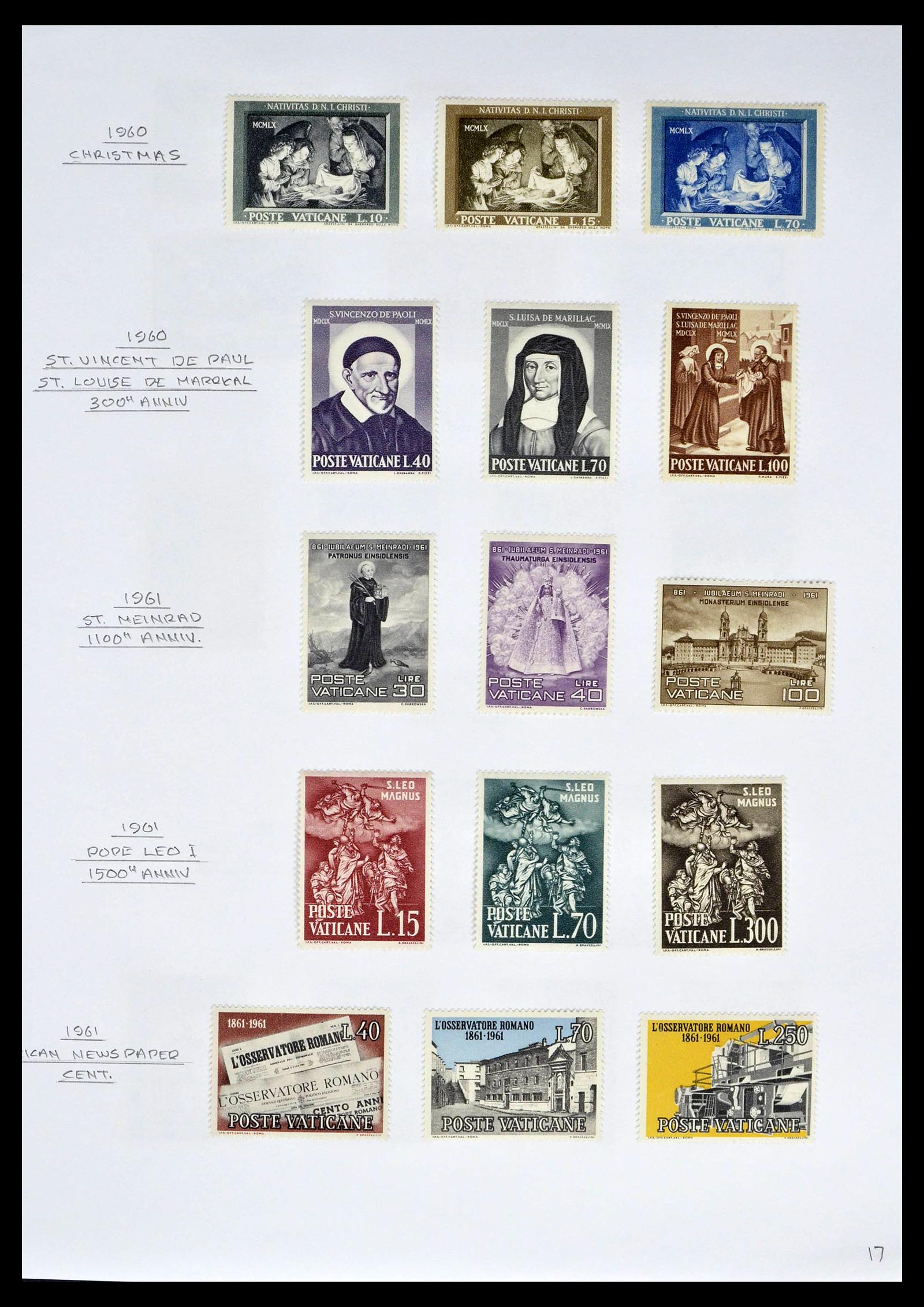 39099 0019 - Postzegelverzameling 39099 Vaticaan 1852-2008.